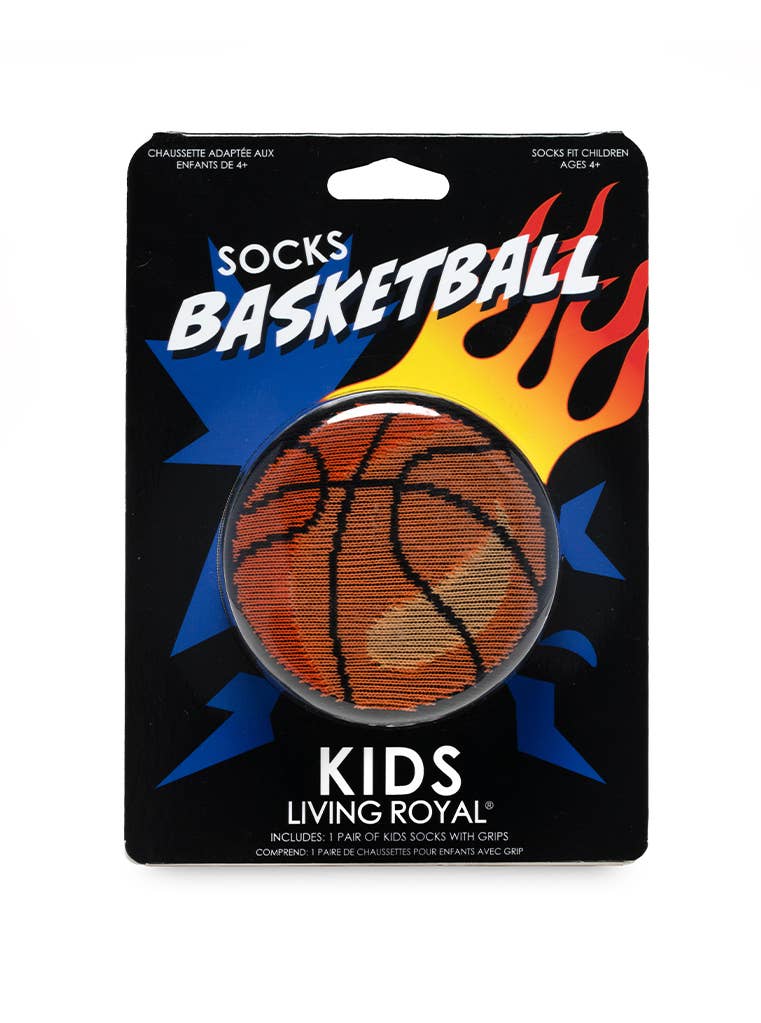 3D Packaged Crew Socks - Kids - Basketball