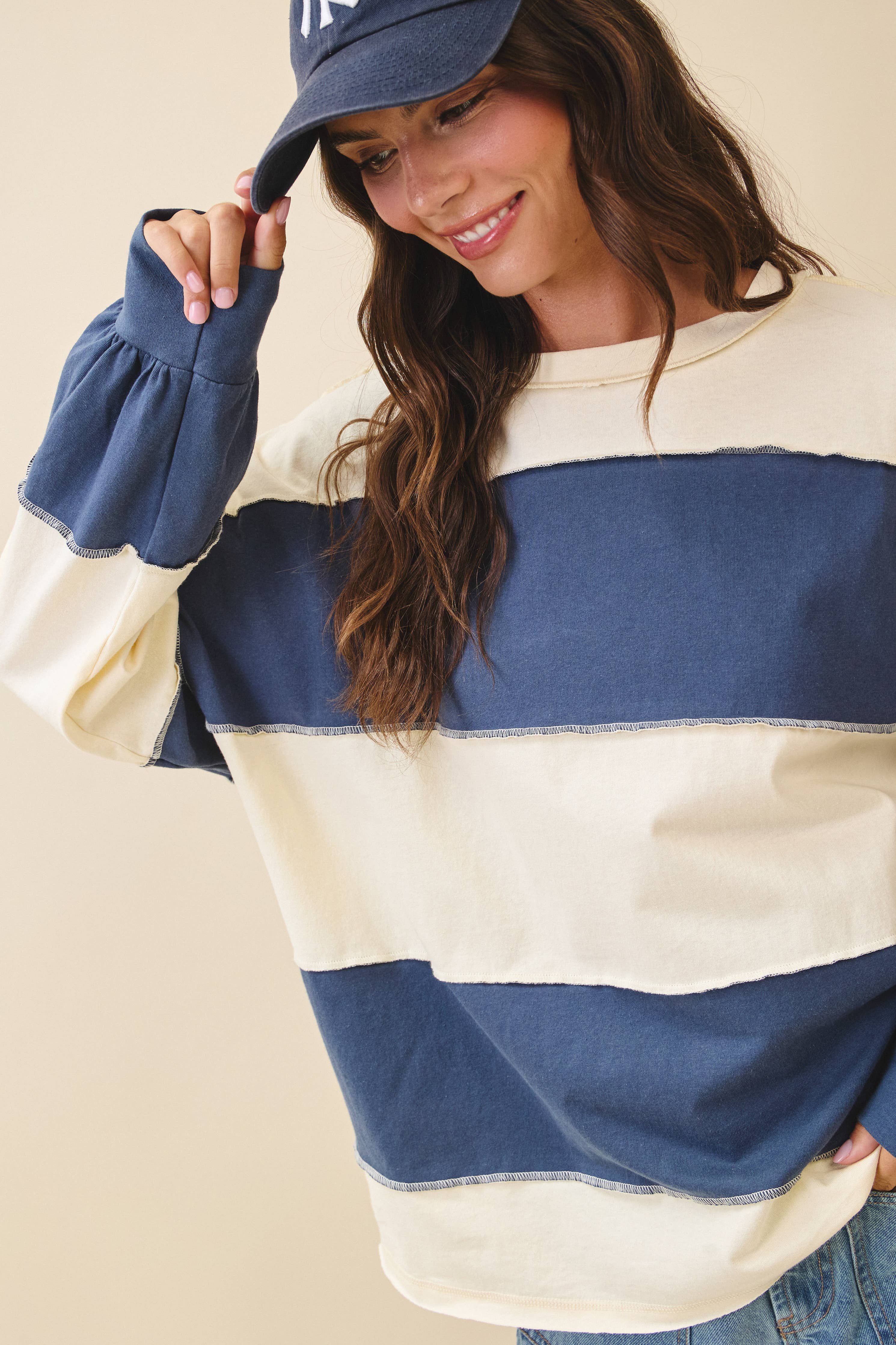 Jeanie Sleeve Slouchy Top - Image 5