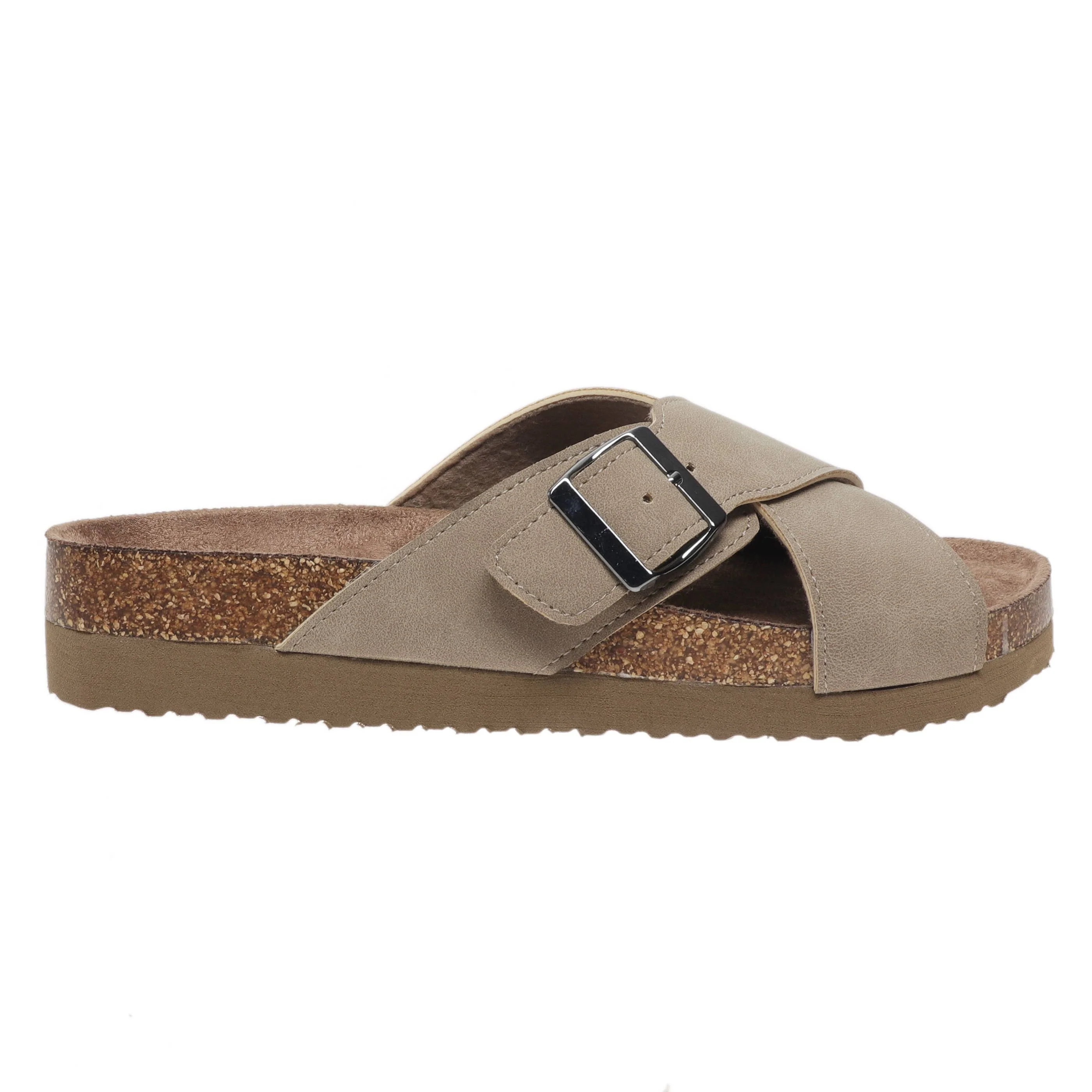 Big Buckle Crossover Sandal - Image 4