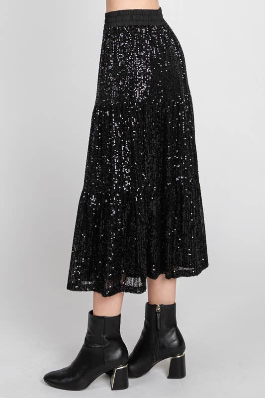Sequined Midi Skirt - Image 6