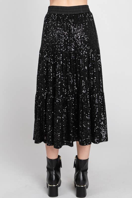 Sequined Midi Skirt - Image 7