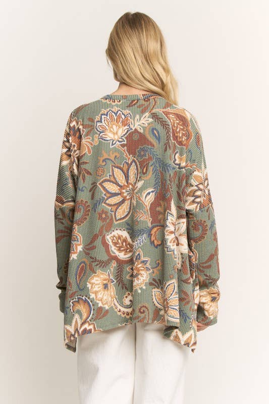 Paisley Urban Ribbed Plus Top - Image 5