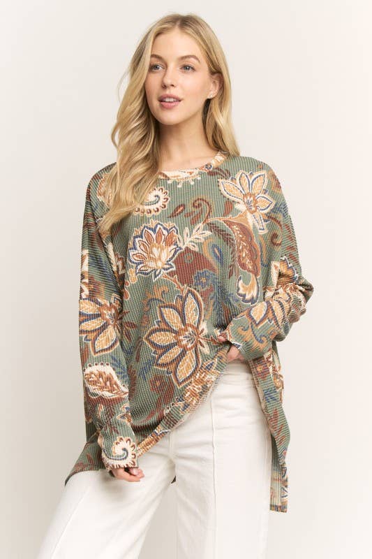 Paisley Urban Ribbed Plus Top - Image 7