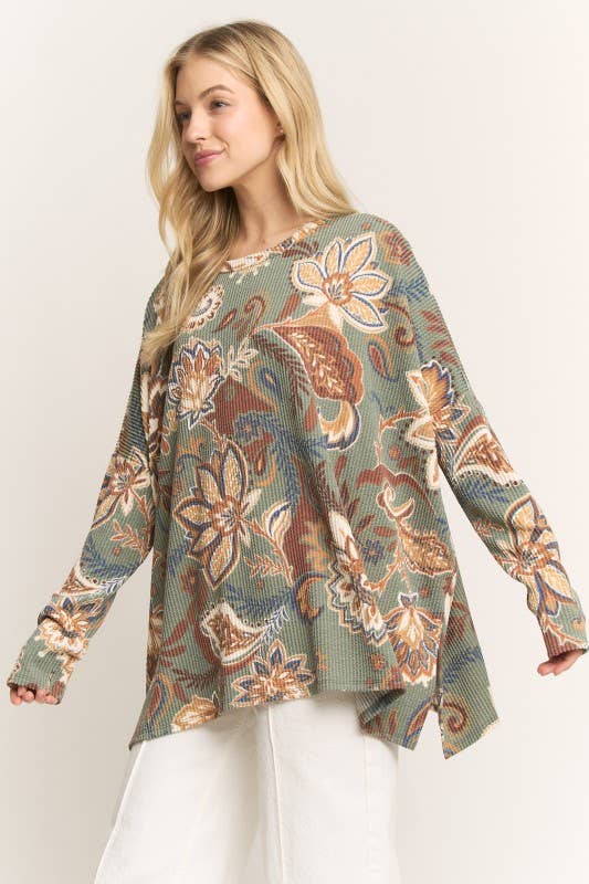 Paisley Urban Ribbed Plus Top - Image 8
