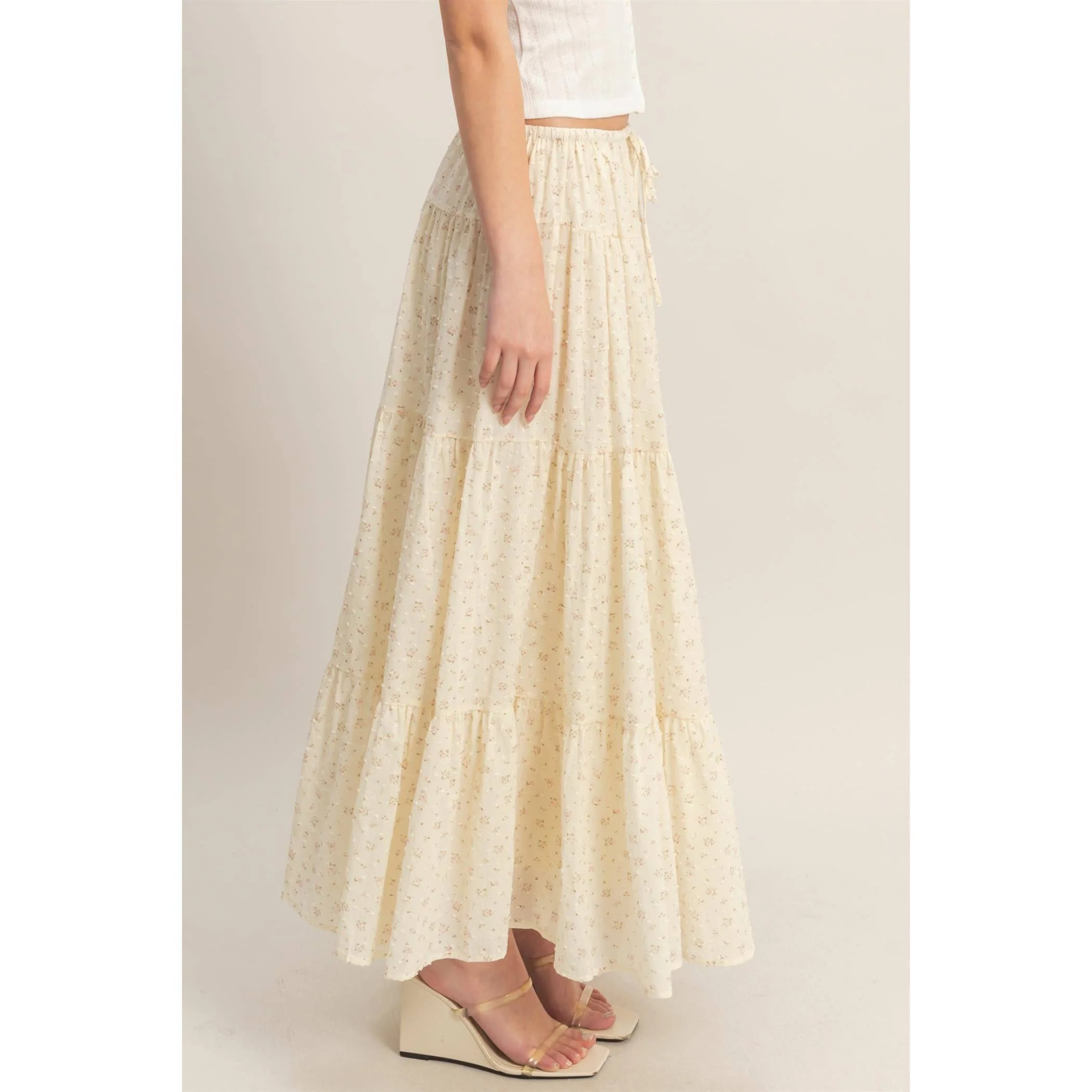 Jenny Floral Tiered Skirt - Image 12