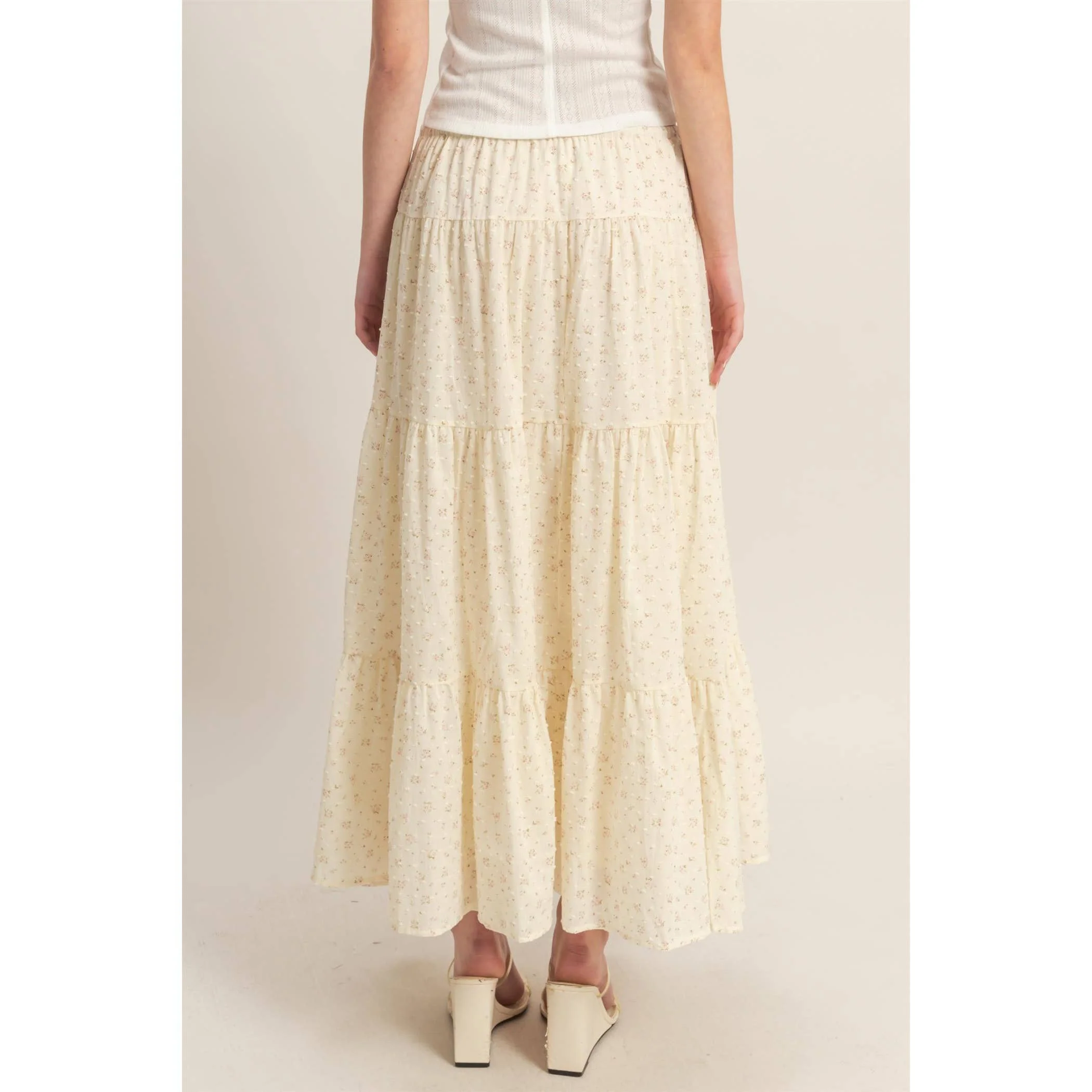 Jenny Floral Tiered Skirt - Image 13