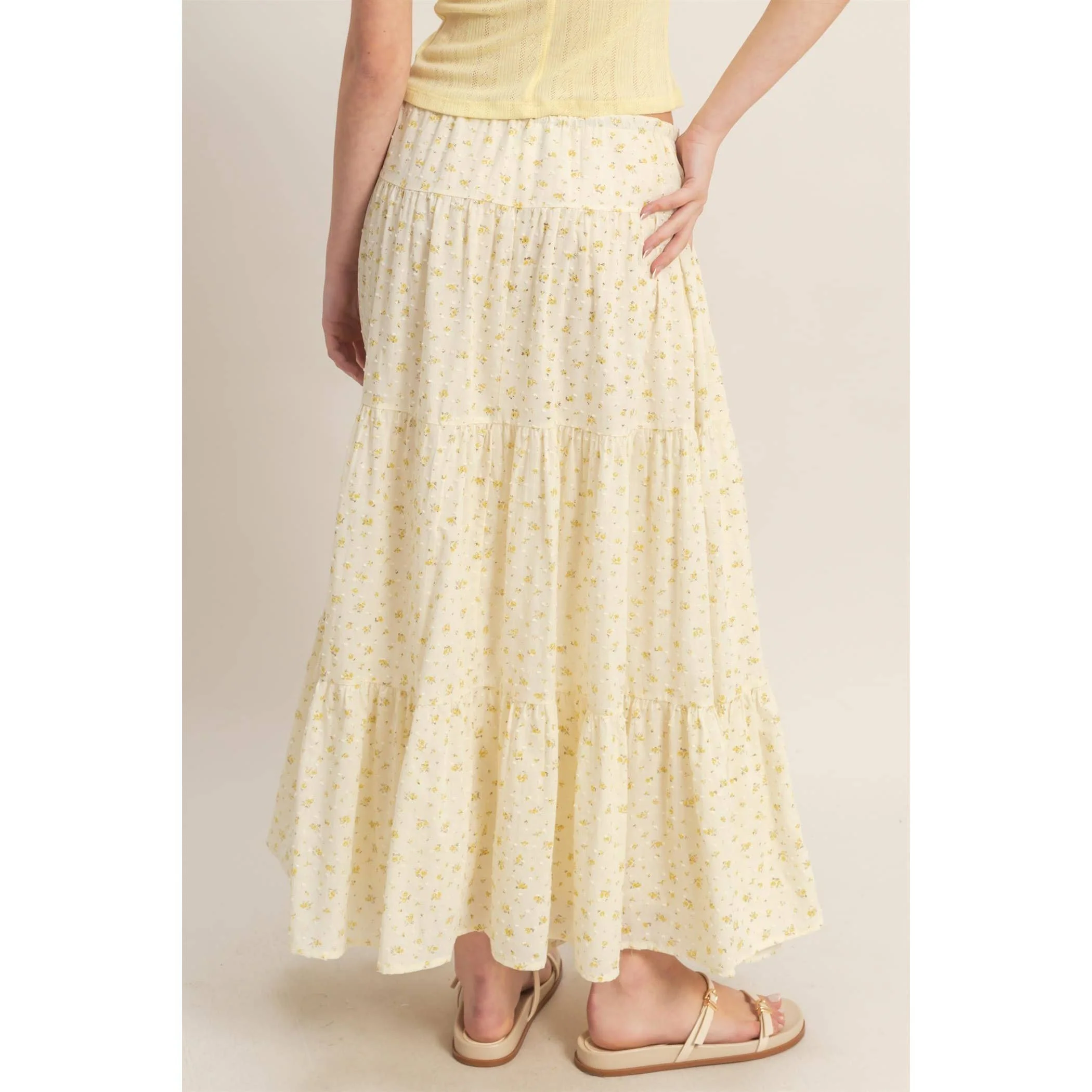 Jenny Floral Tiered Skirt - Image 3