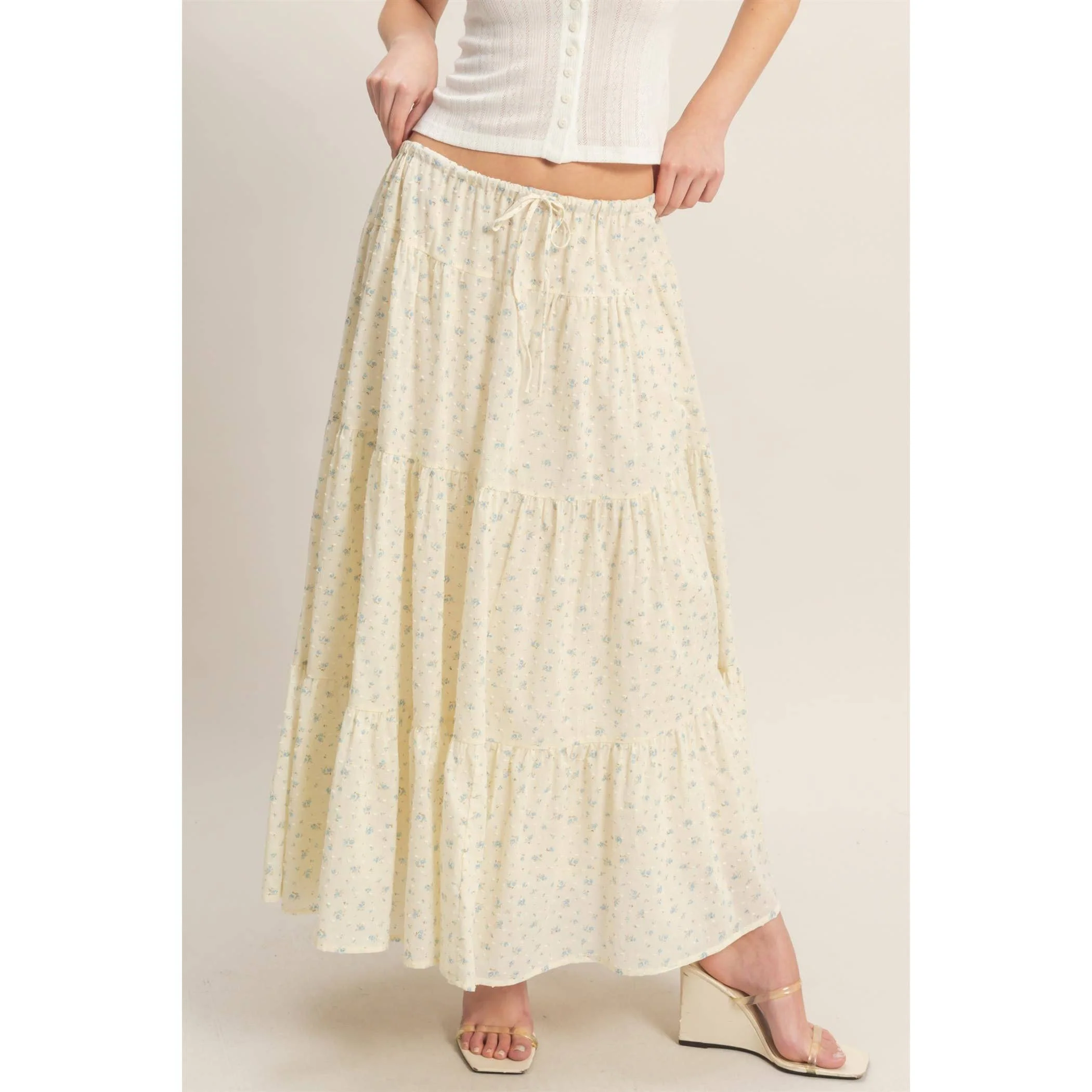 Jenny Floral Tiered Skirt - Image 6