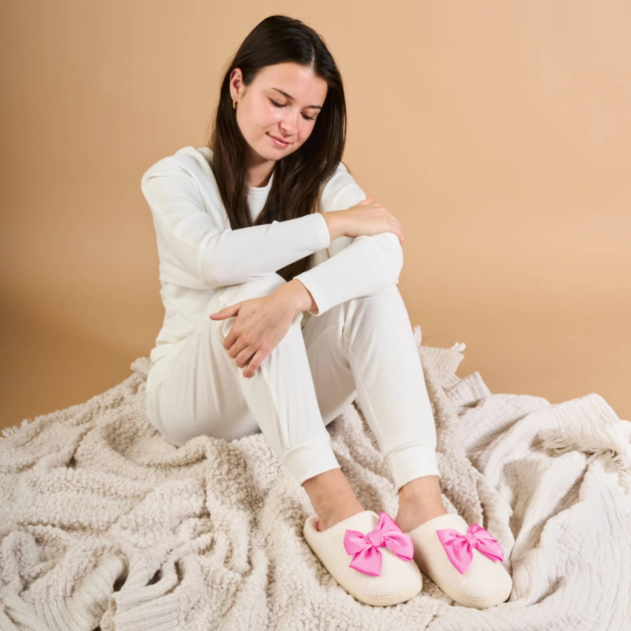 Betty Bow Fuzzy Slippers - Image 3