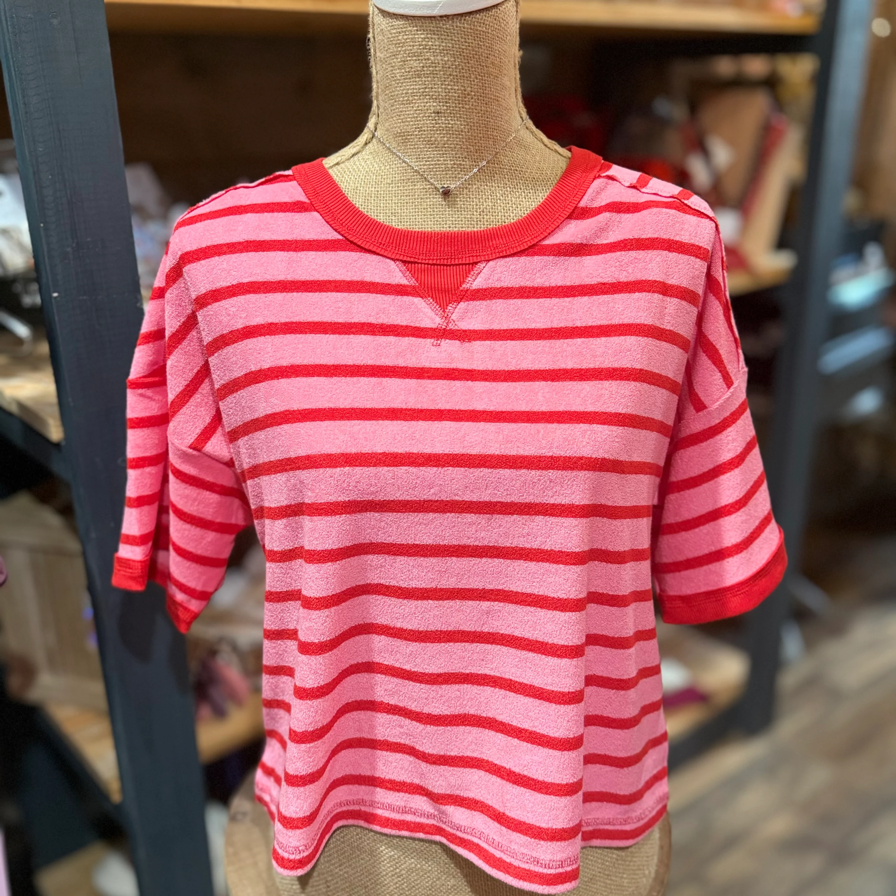 Hadley Striped Terry Top - Image 3