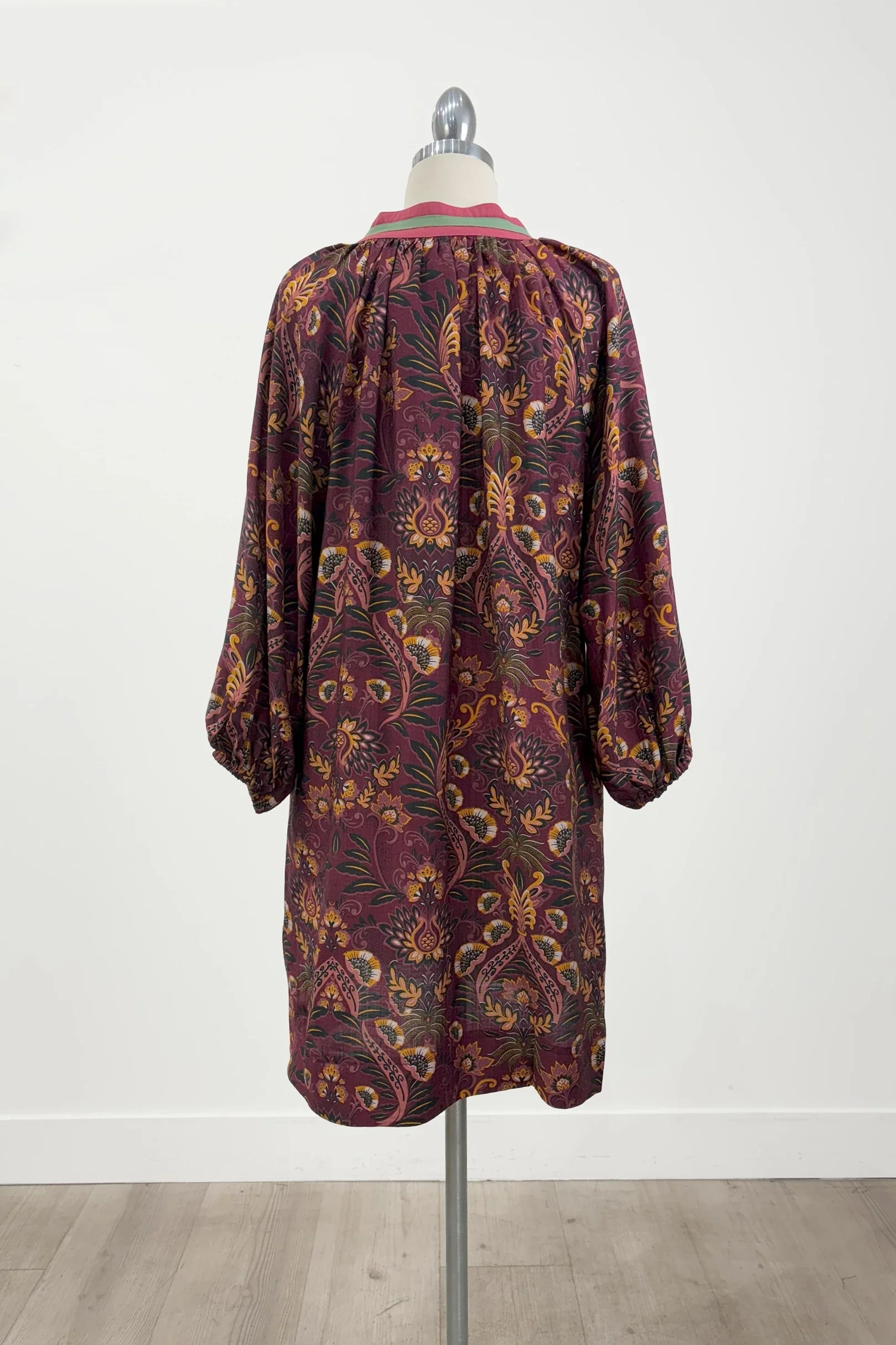 Jane Floral Collard Plus Dress - Image 3