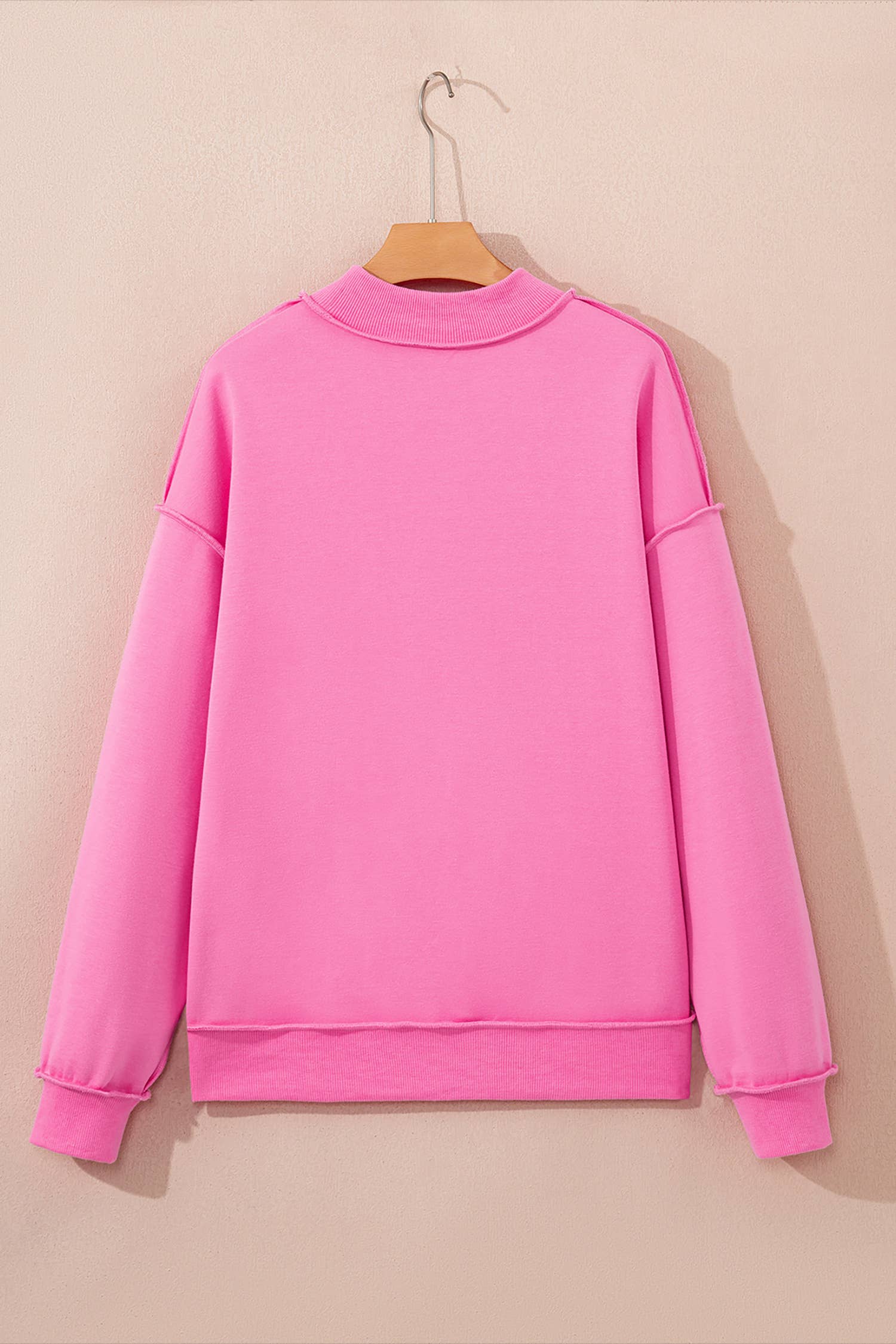 Oversized Mock Neck Sweatshirt - Image 3