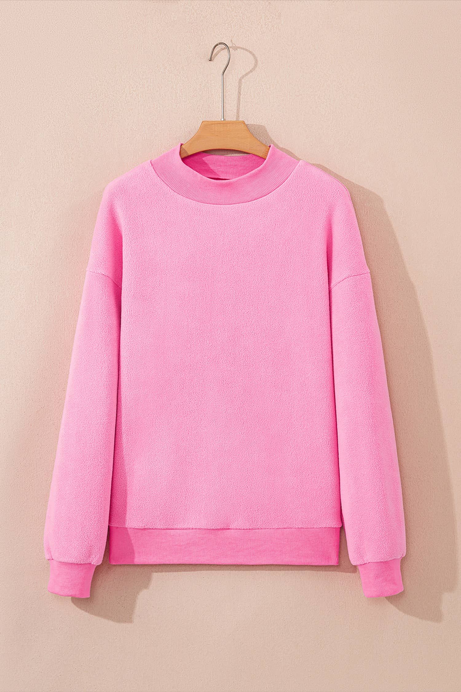 Oversized Mock Neck Sweatshirt - Image 4