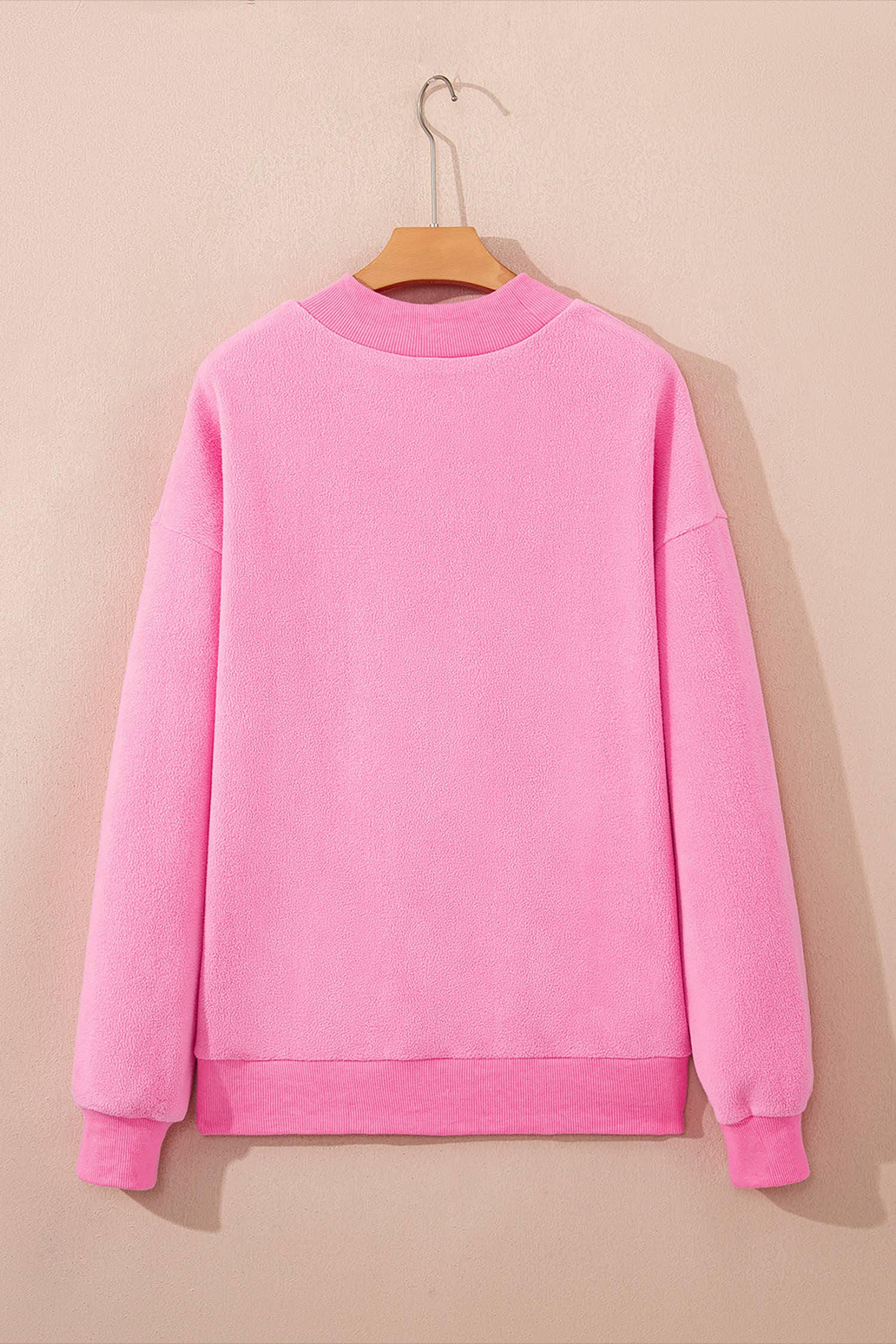 Oversized Mock Neck Sweatshirt - Image 5