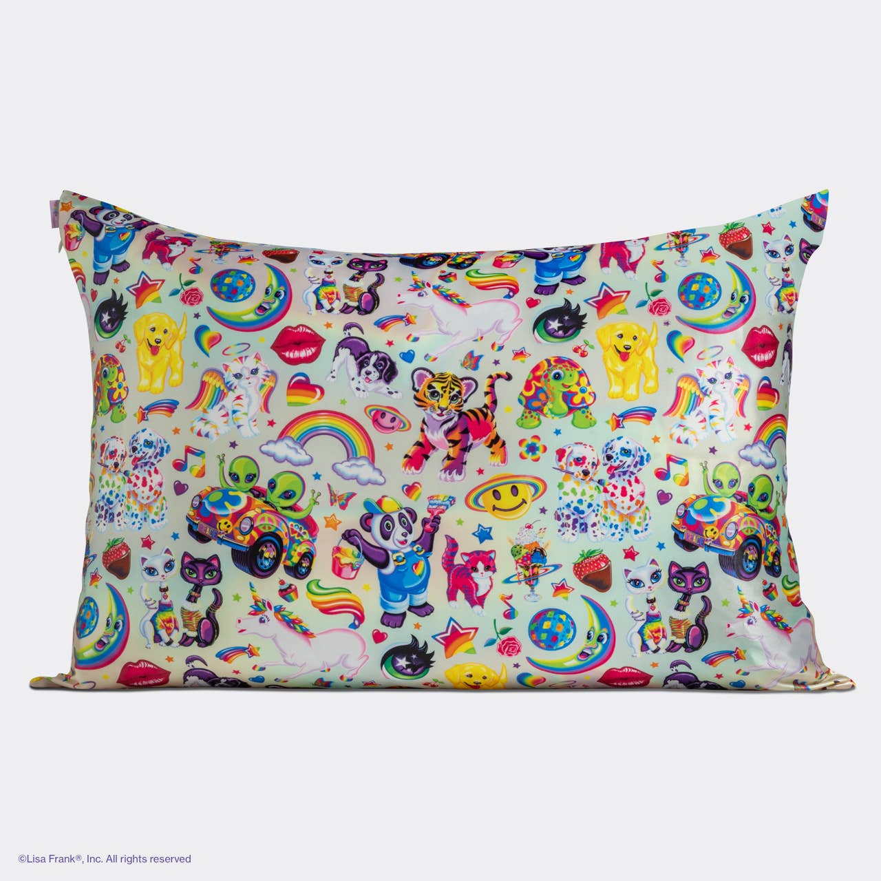 Lisa Frank x Kitsch Standard Satin Pillowcase - The Fantastic World of Lisa Frank - Image 2