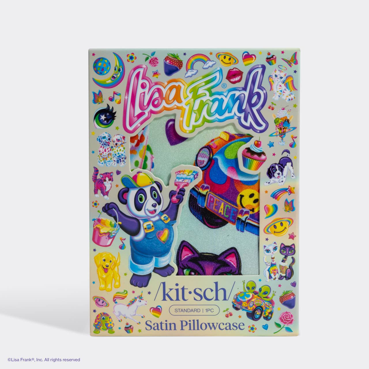 Lisa Frank x Kitsch Standard Satin Pillowcase - The Fantastic World of Lisa Frank - Image 6