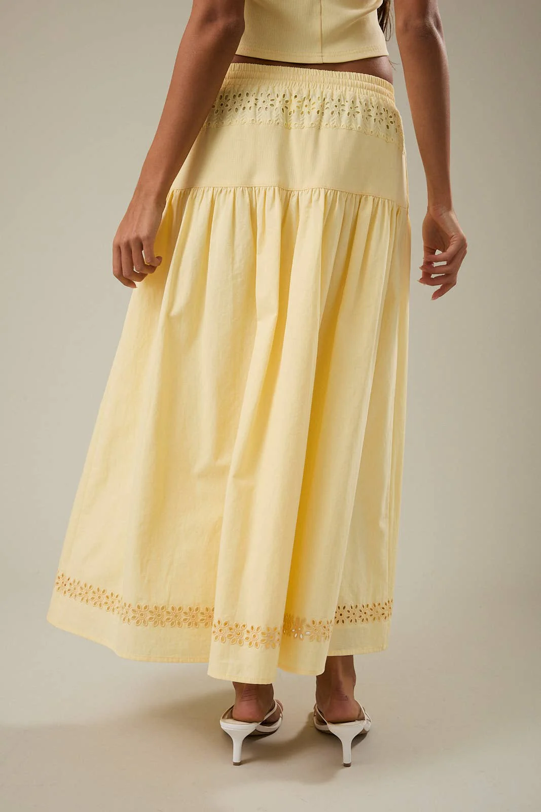 Eyelet Maxi Skirt - Image 5