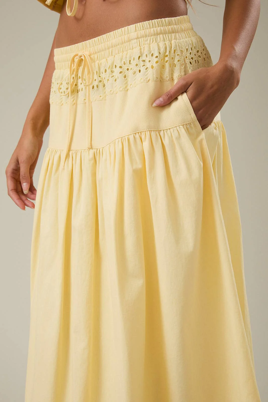 Eyelet Maxi Skirt - Image 7