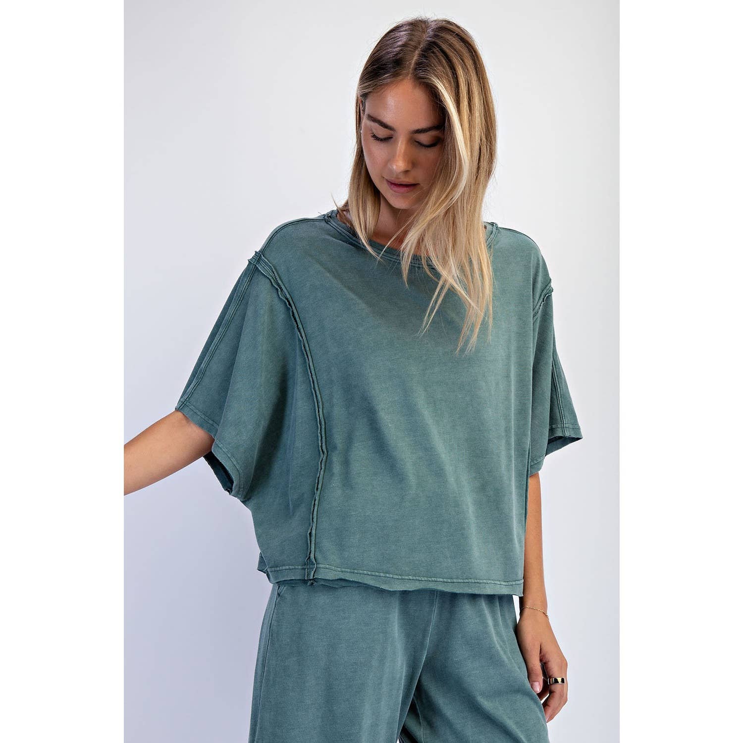 Mineral Washed Boxy Top - Image 4