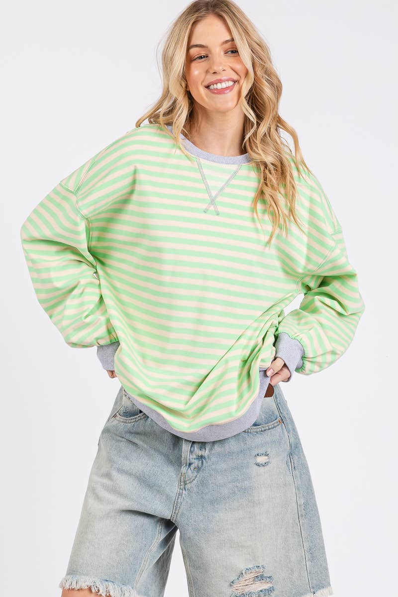 June Striped Sweatshirt - Image 6