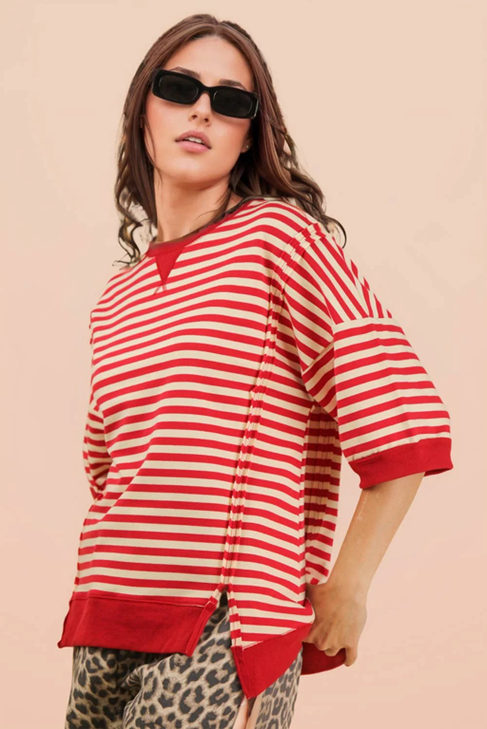 Tinley Oversized Stripe Top - Image 4