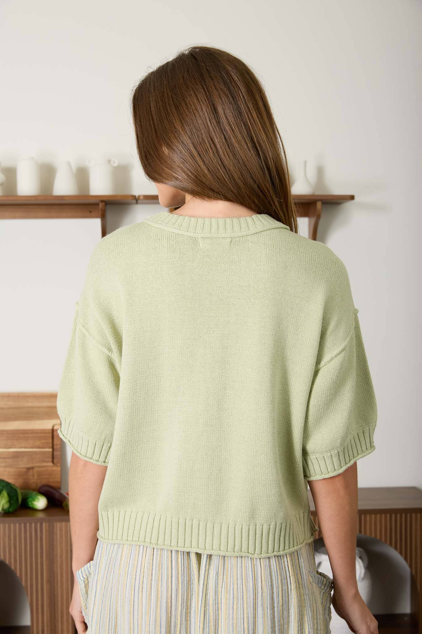 The Raw Edge Detail Cardigan - Image 3