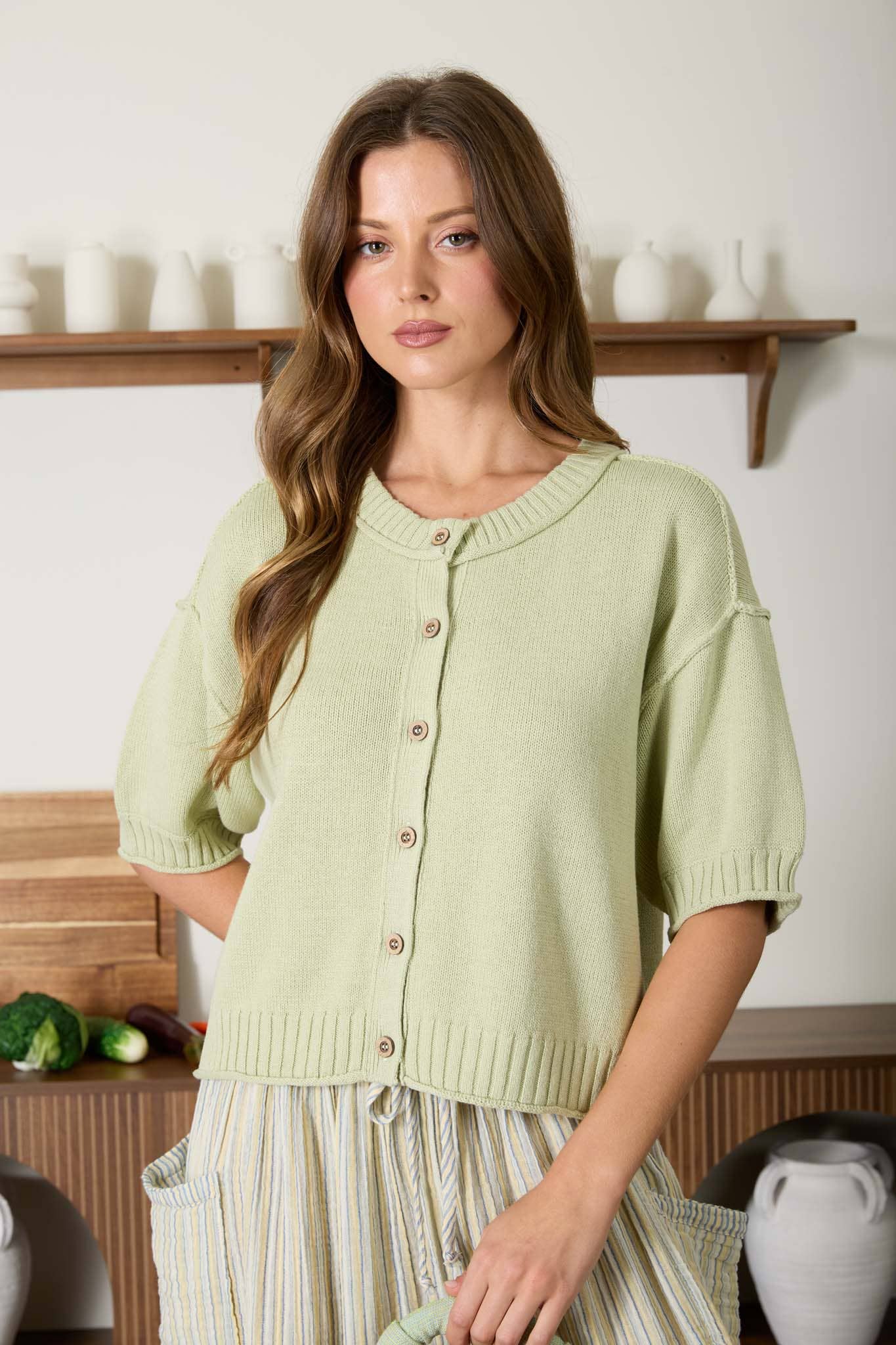The Raw Edge Detail Cardigan - Image 5