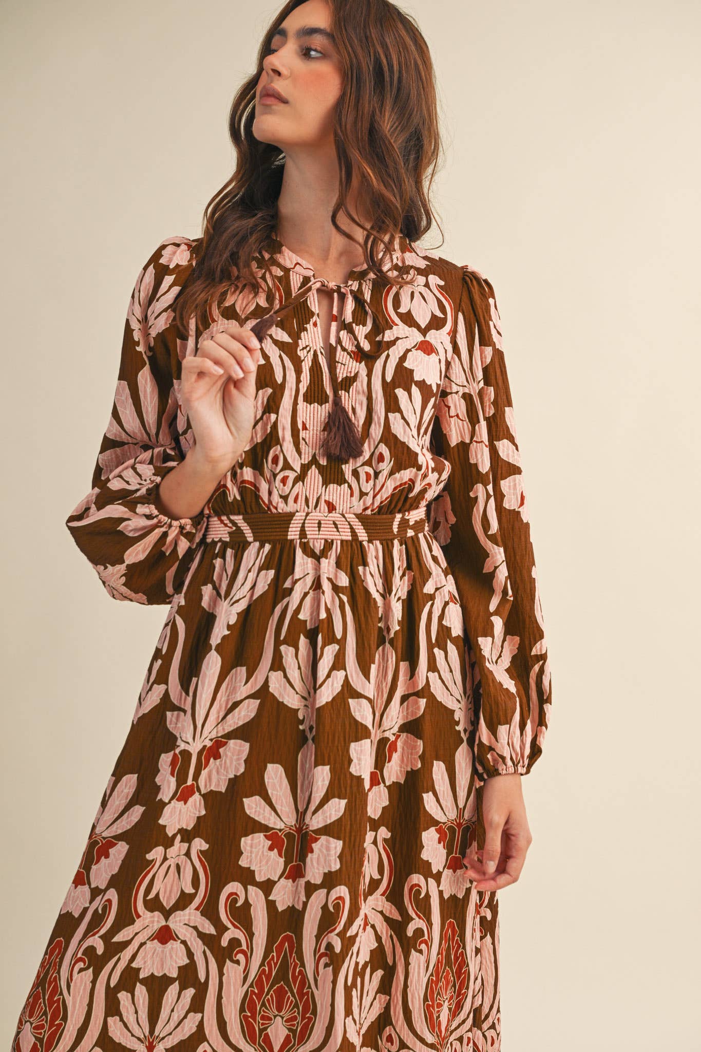 Sally Floral Print Midi Dress - Image 4