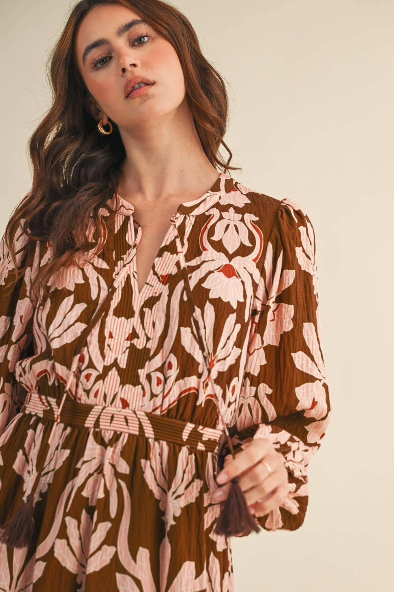 Sally Floral Print Midi Dress - Image 5