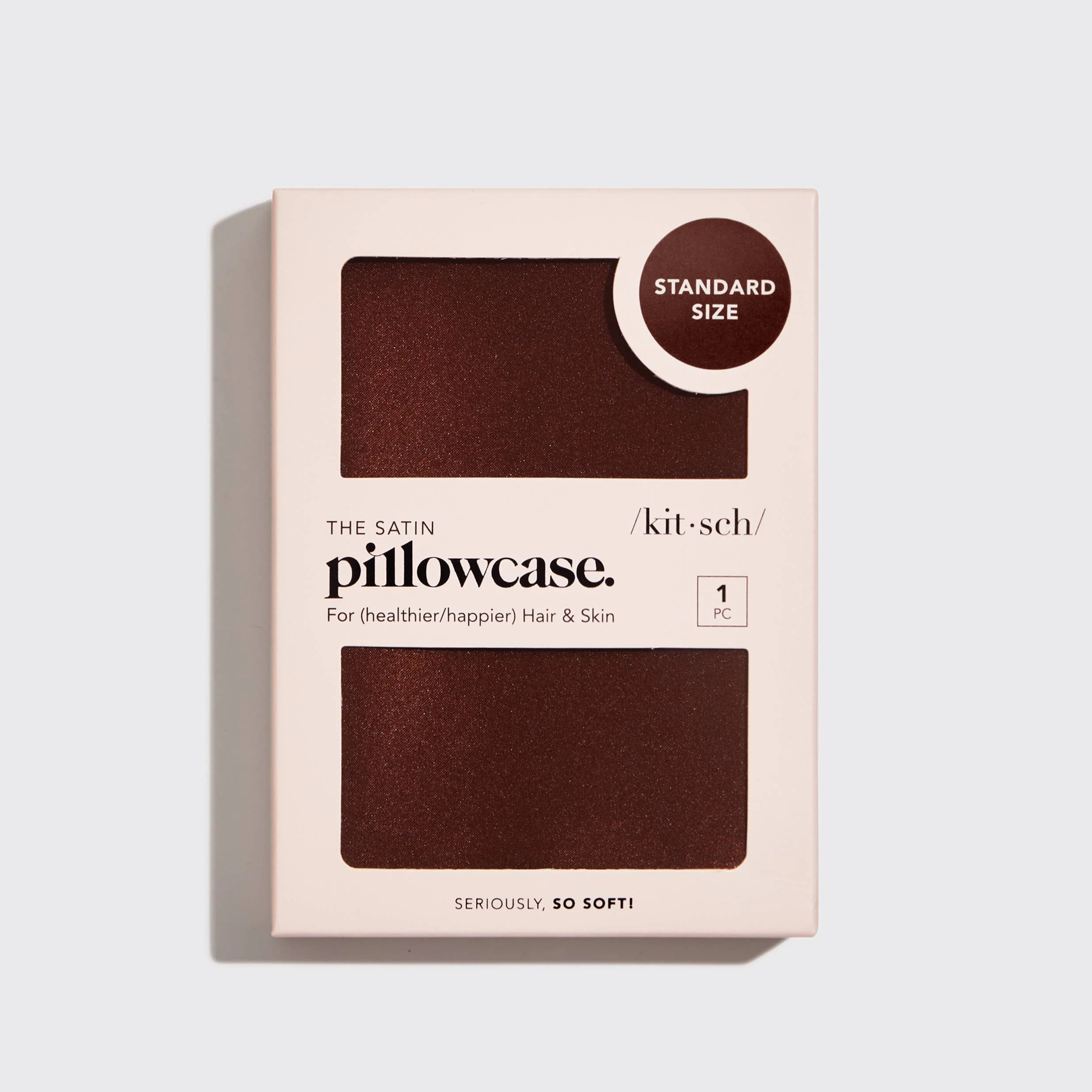 Standard Satin Pillowcase - Chocolate - Image 3