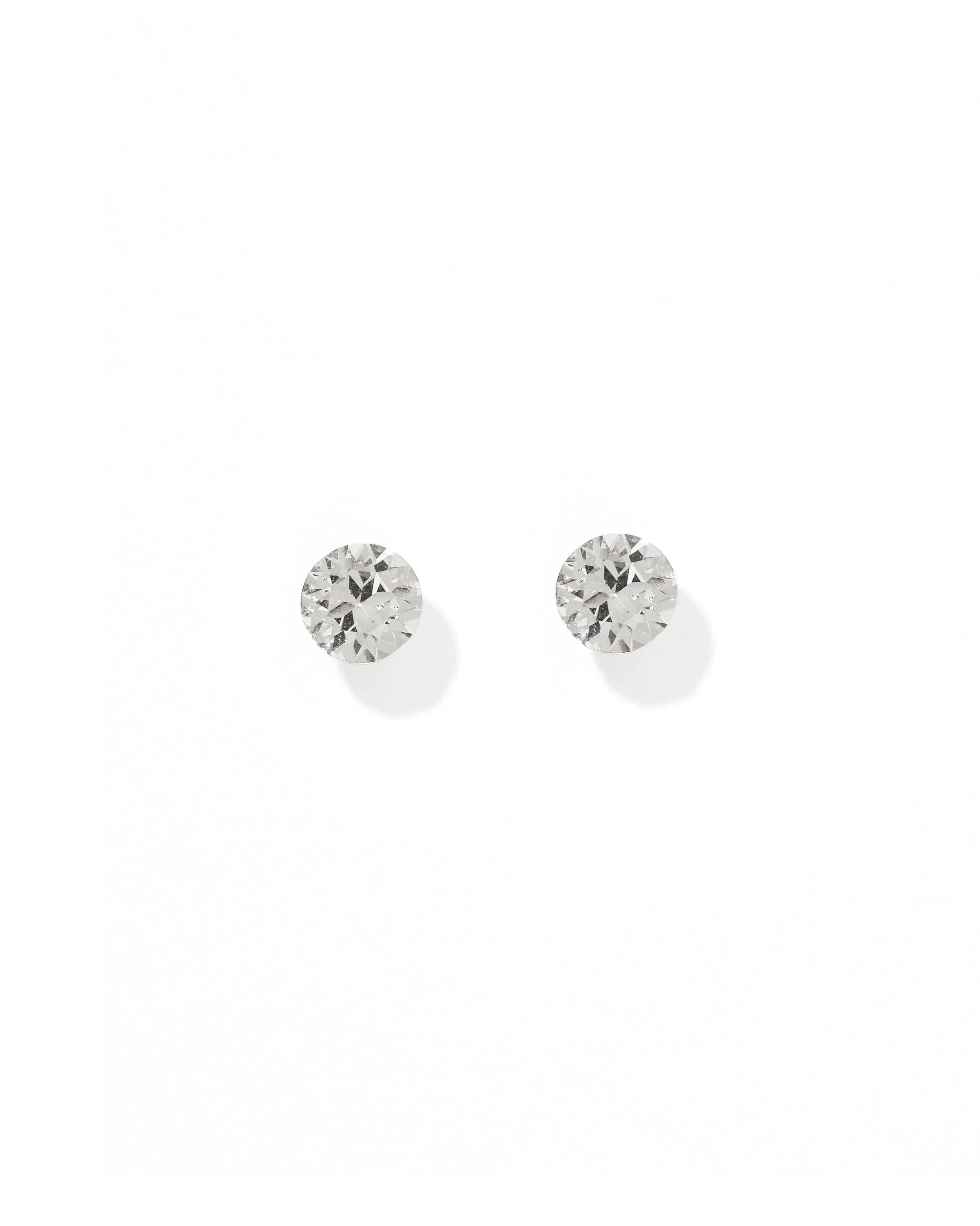 Screwback Stud Earrings Lux - Zuri Clear - Image 3