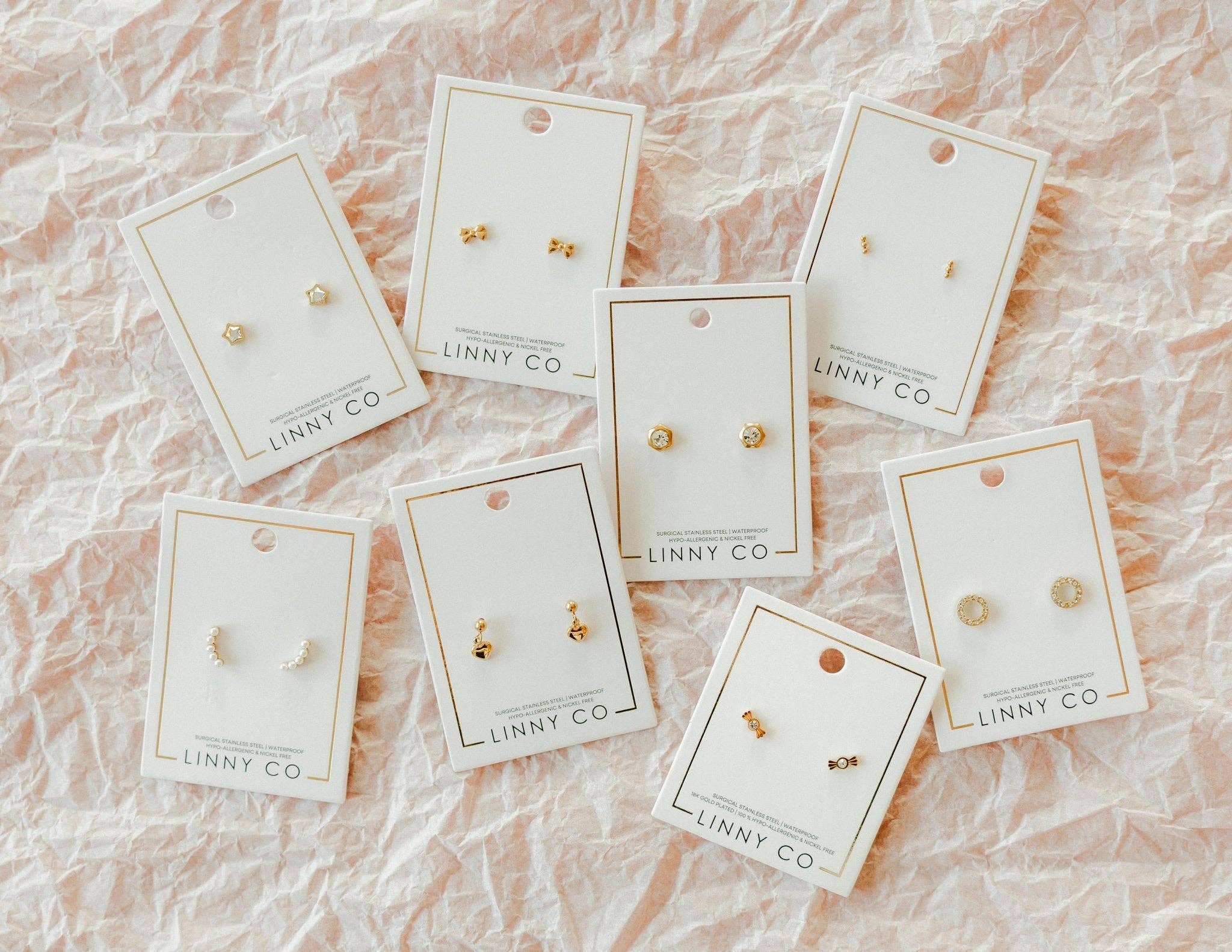 Screwback Stud Earrings - Millie Heart - Image 17