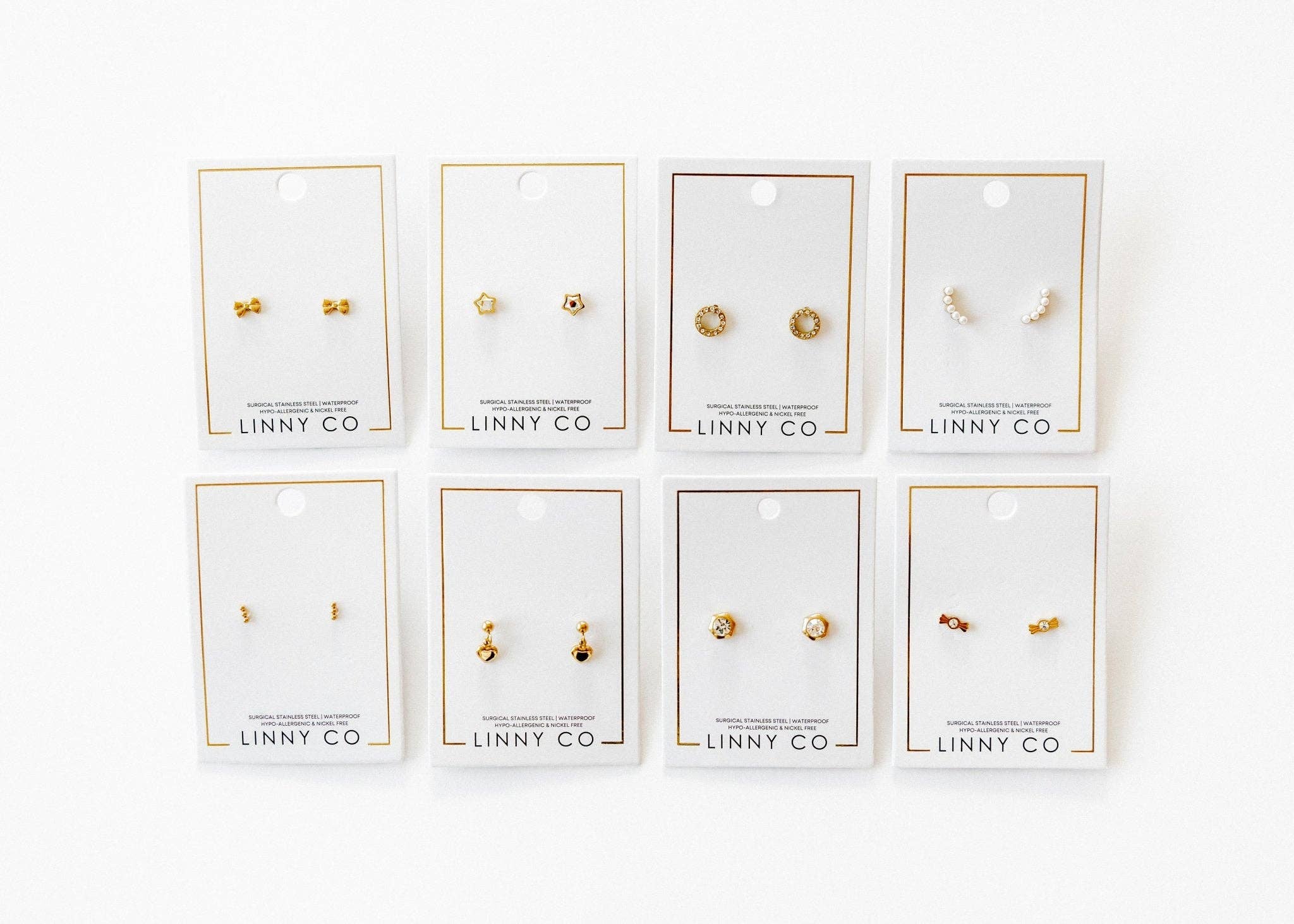 Screwback Stud Earrings - Millie Heart - Image 19