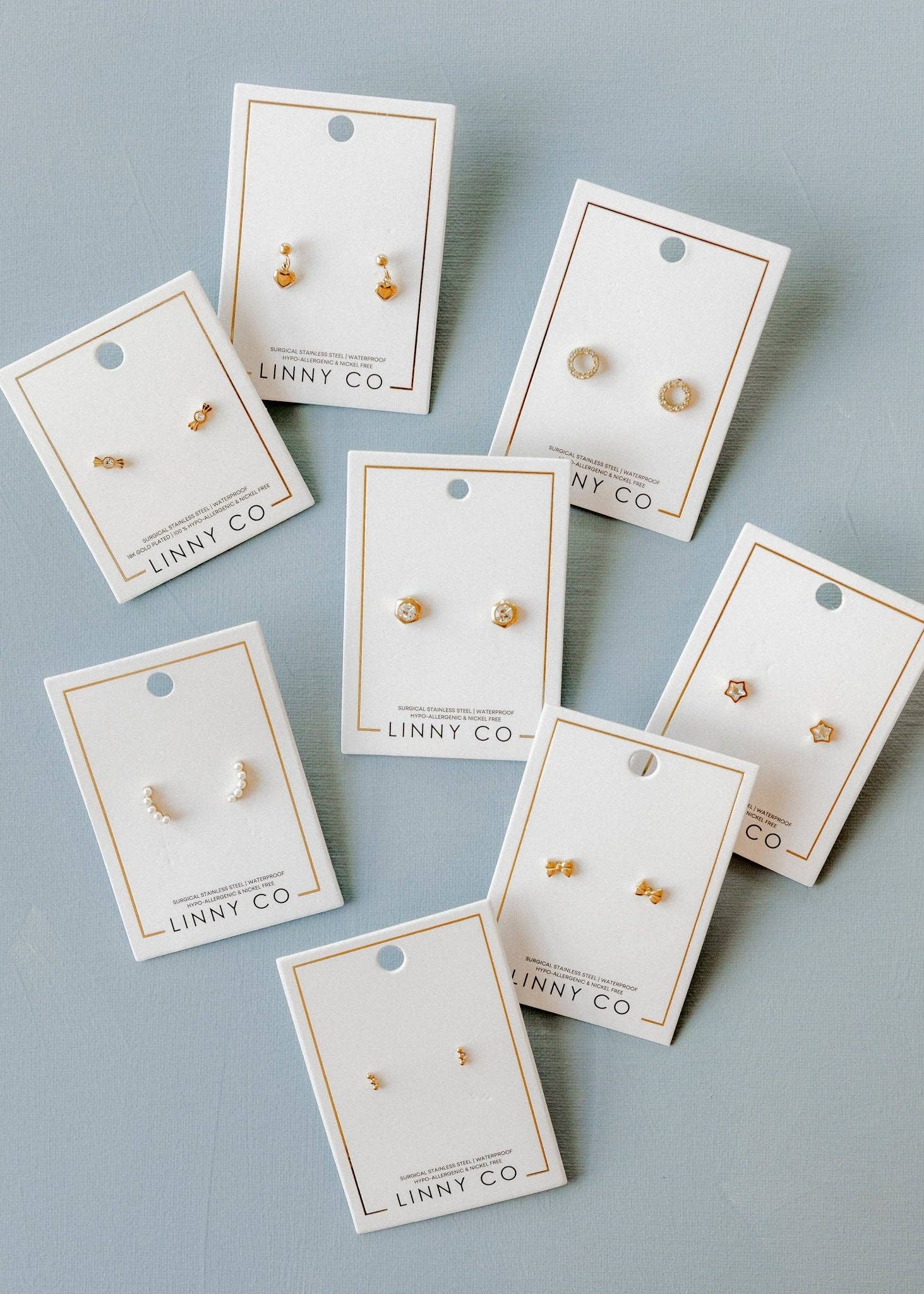 Screwback Stud Earrings - Millie Heart - Image 21