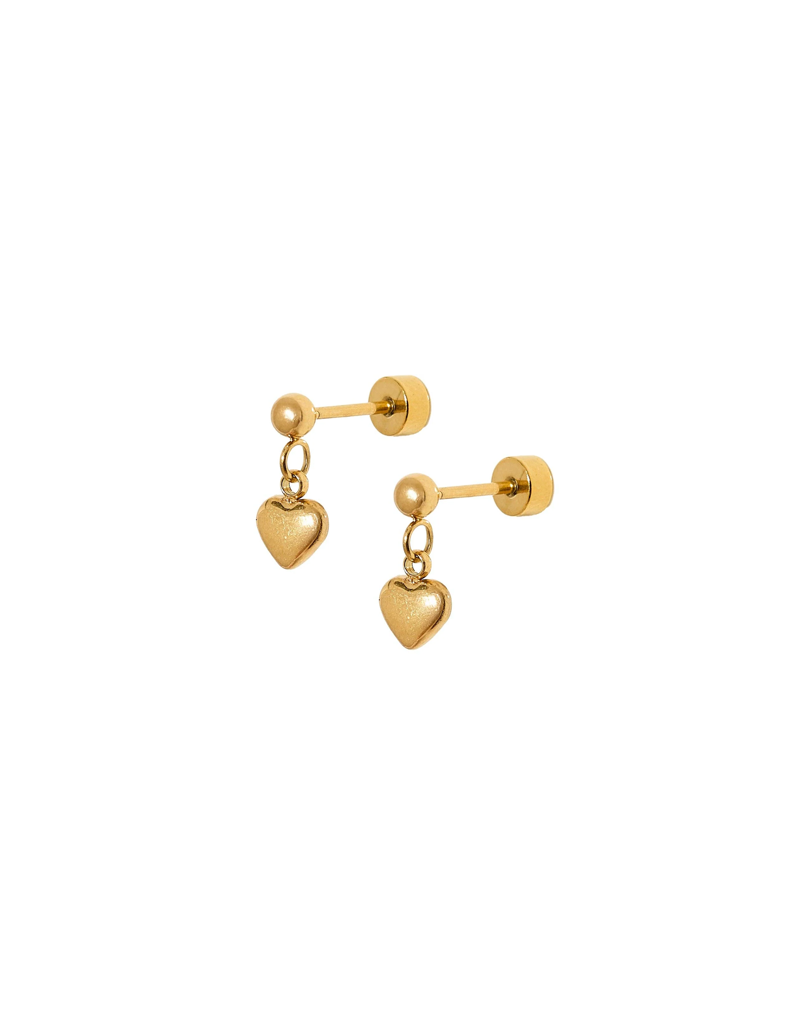 Screwback Stud Earrings - Millie Heart - Image 24