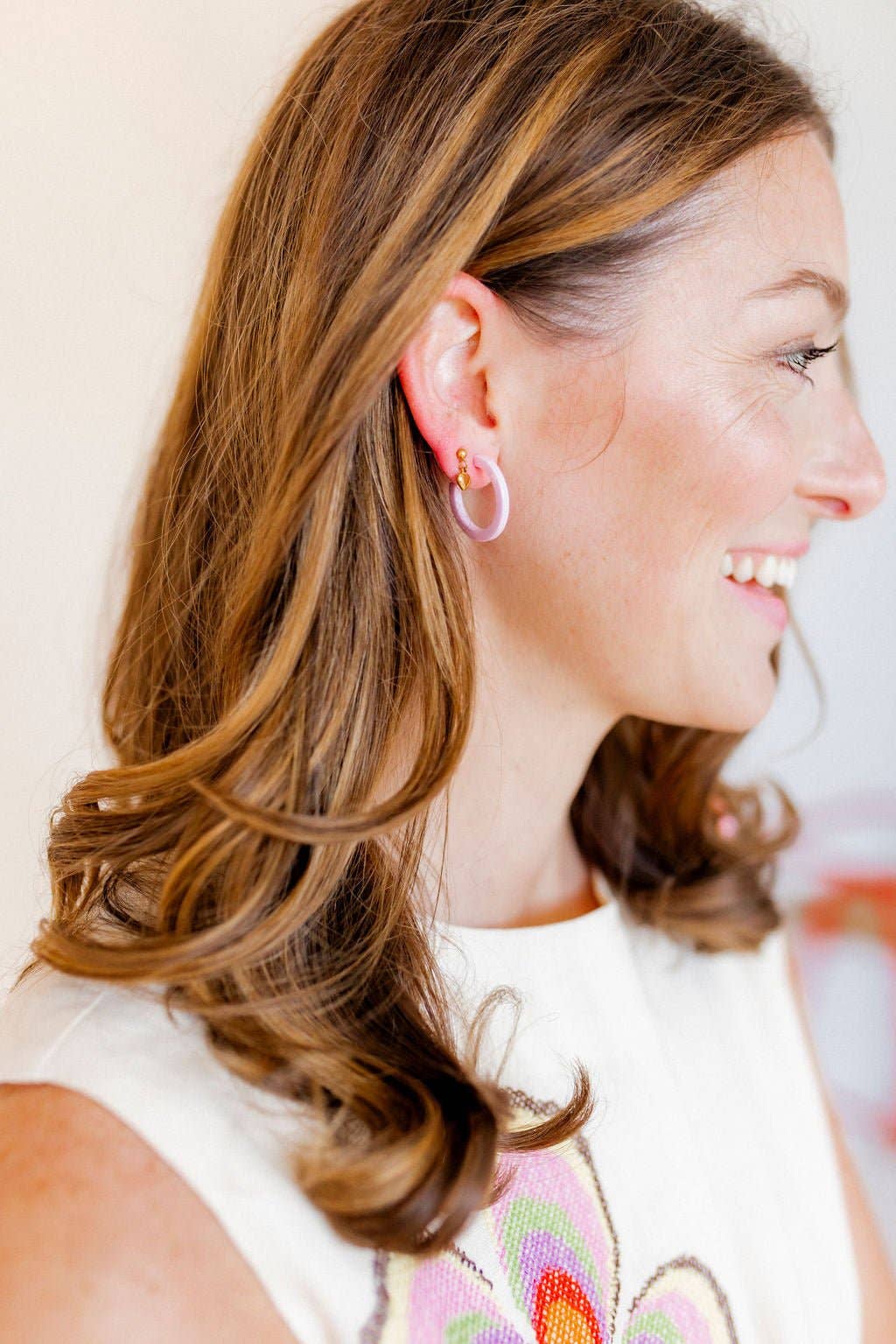Screwback Stud Earrings - Millie Heart - Image 7