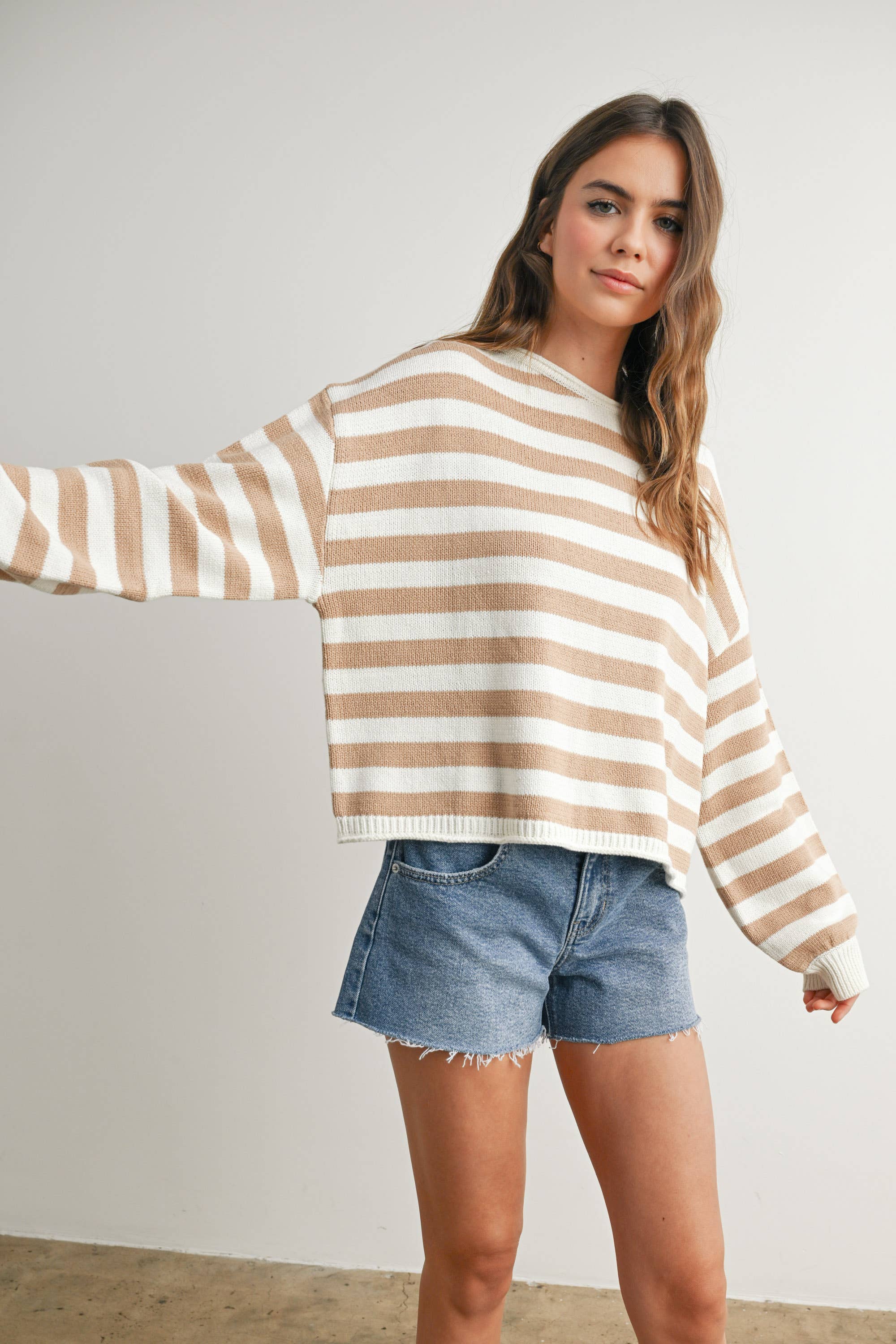 Kady Stripped Sweater - Image 4