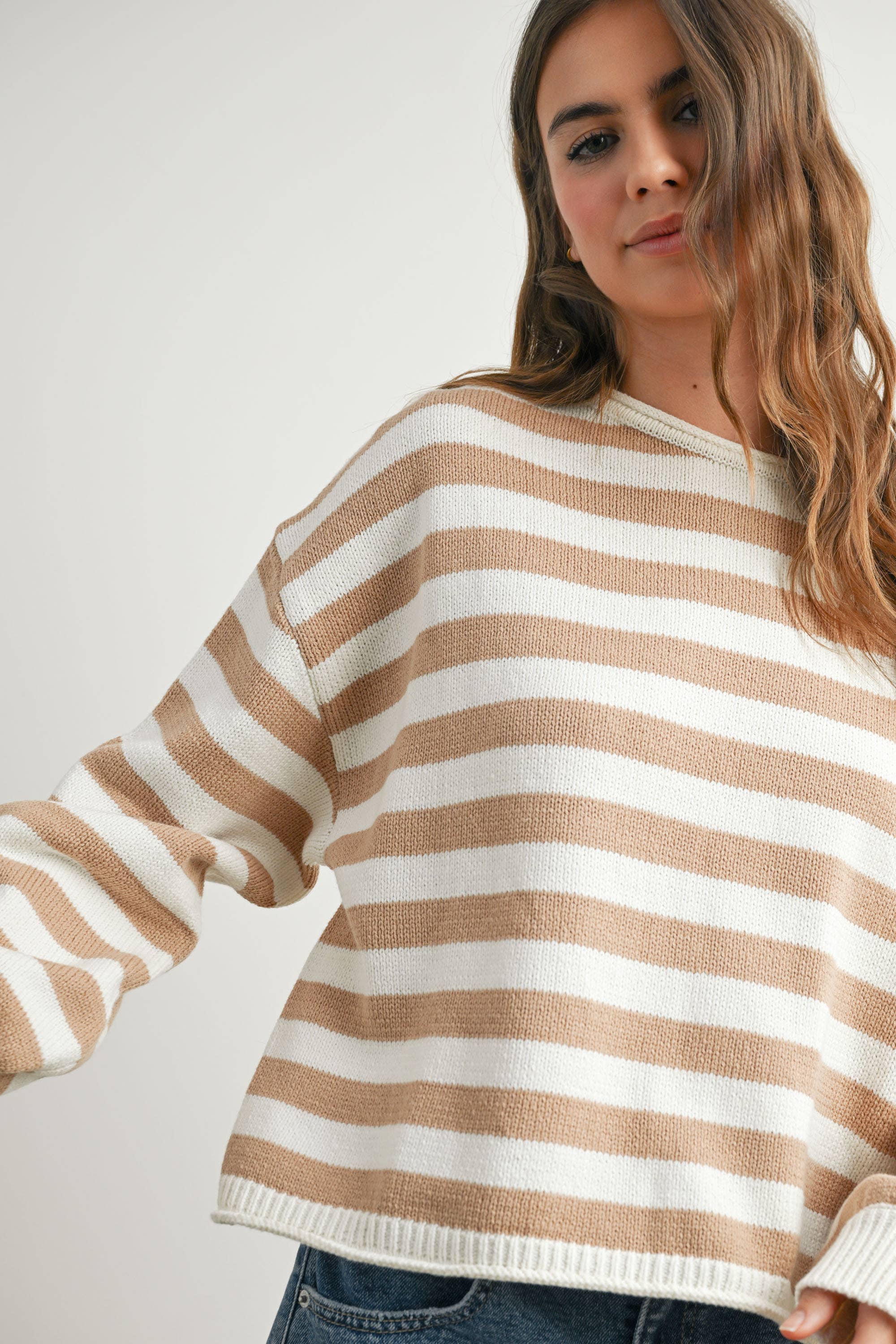 Kady Stripped Sweater - Image 9