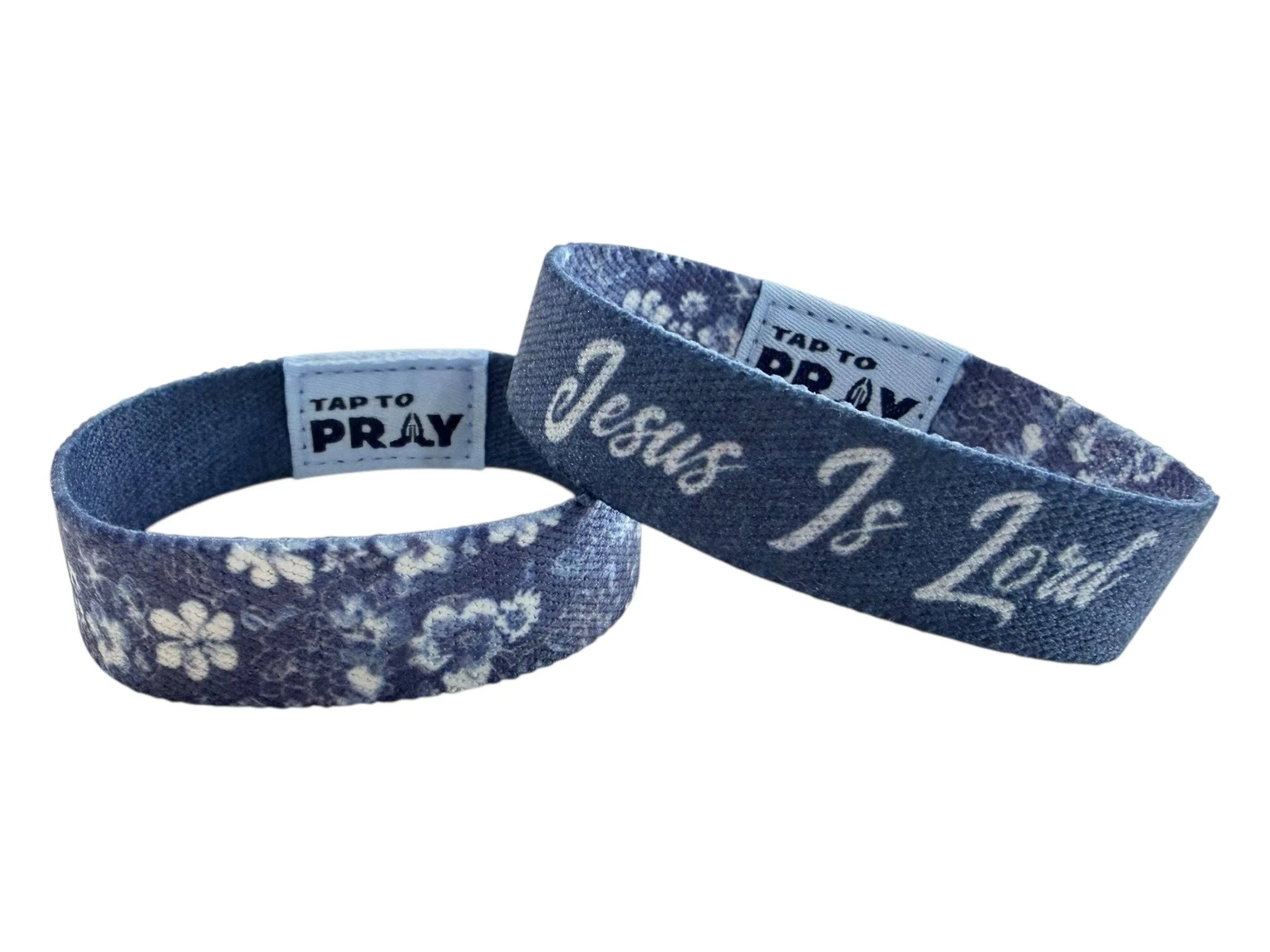 Tap To Pray® Wristband – Wildflower - Jesus Is Lord - Image 2