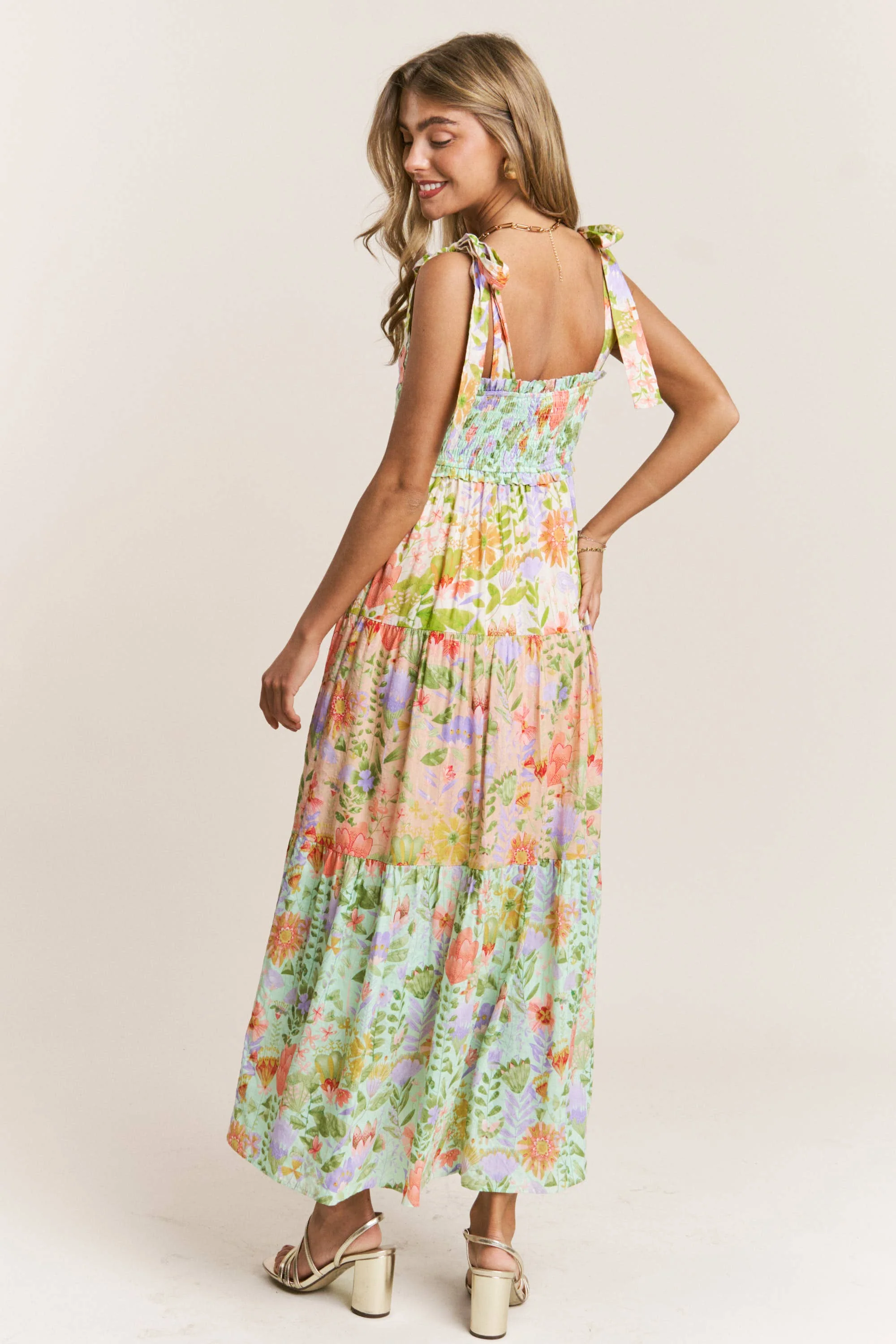 The Garden Dream Tiered Maxi - Image 10