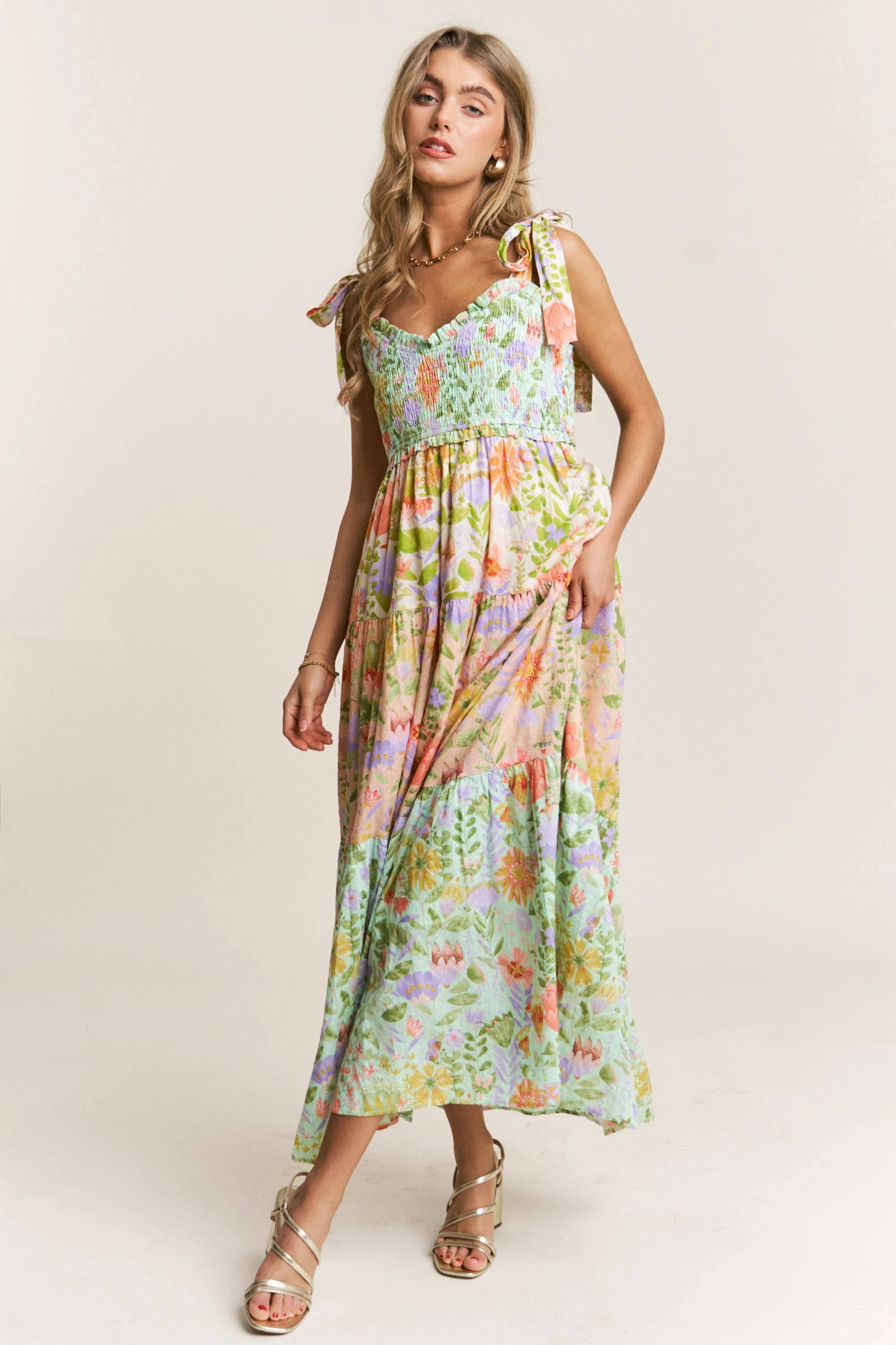 The Garden Dream Tiered Maxi - Image 2