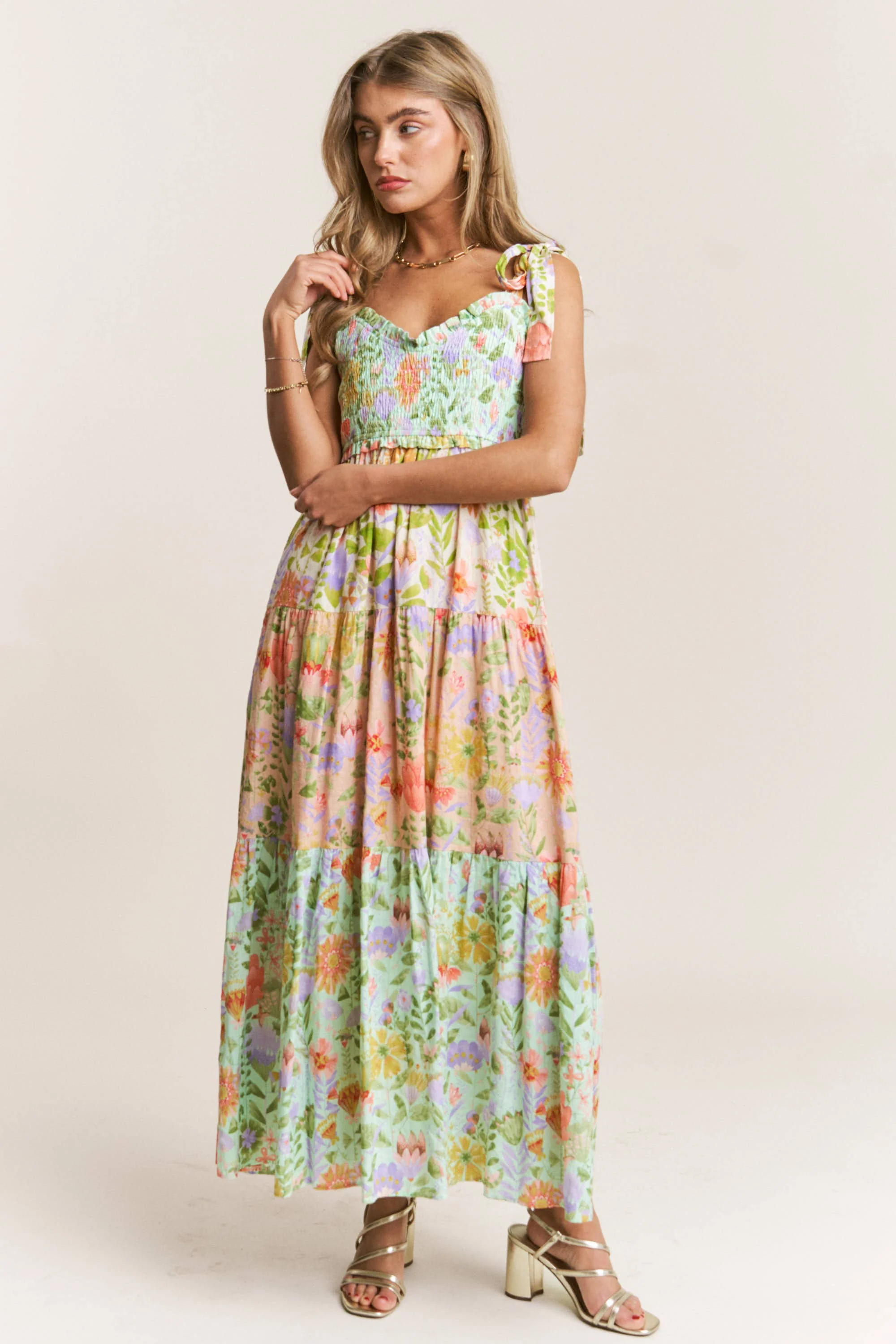 The Garden Dream Tiered Maxi - Image 3