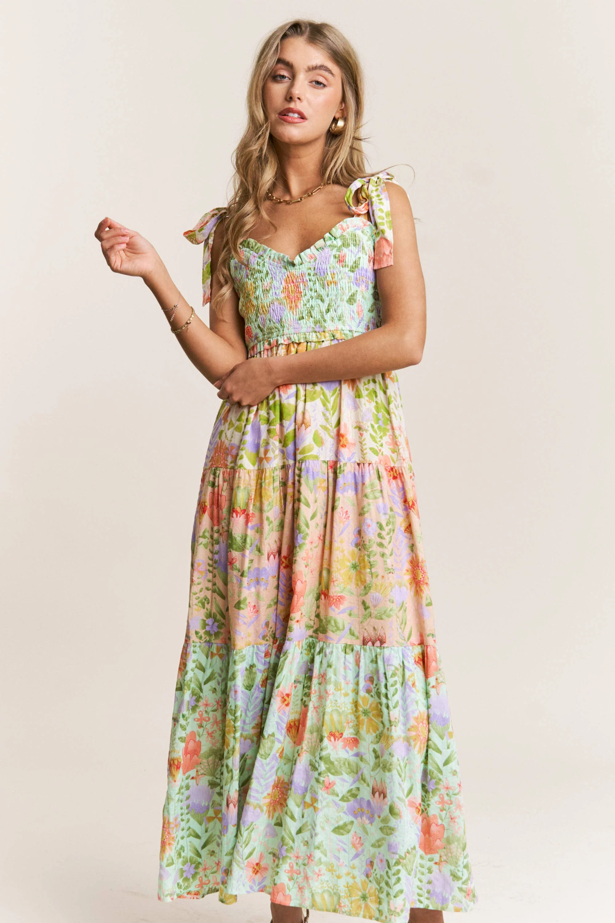 The Garden Dream Tiered Maxi - Image 4