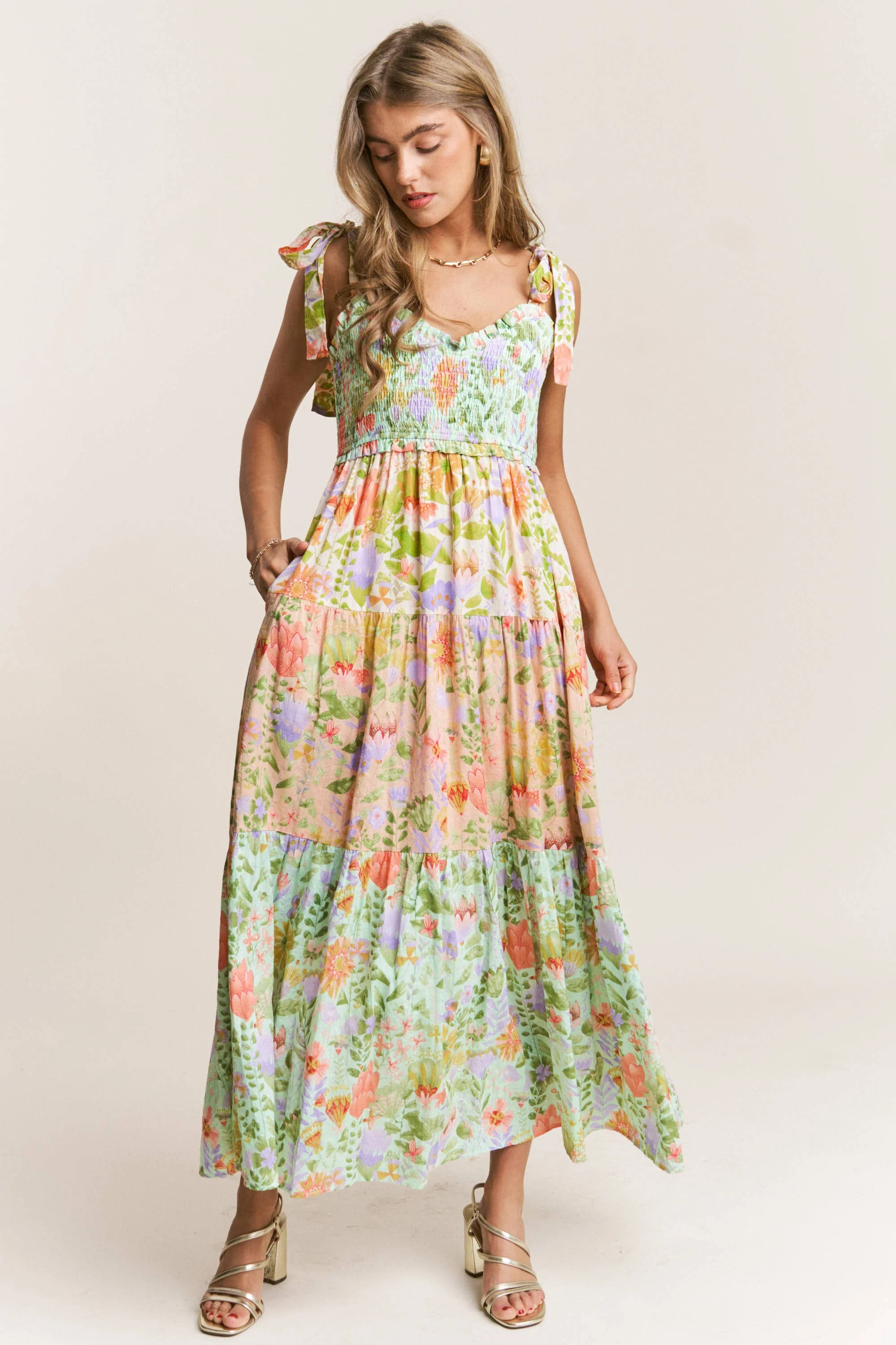 The Garden Dream Tiered Maxi - Image 5